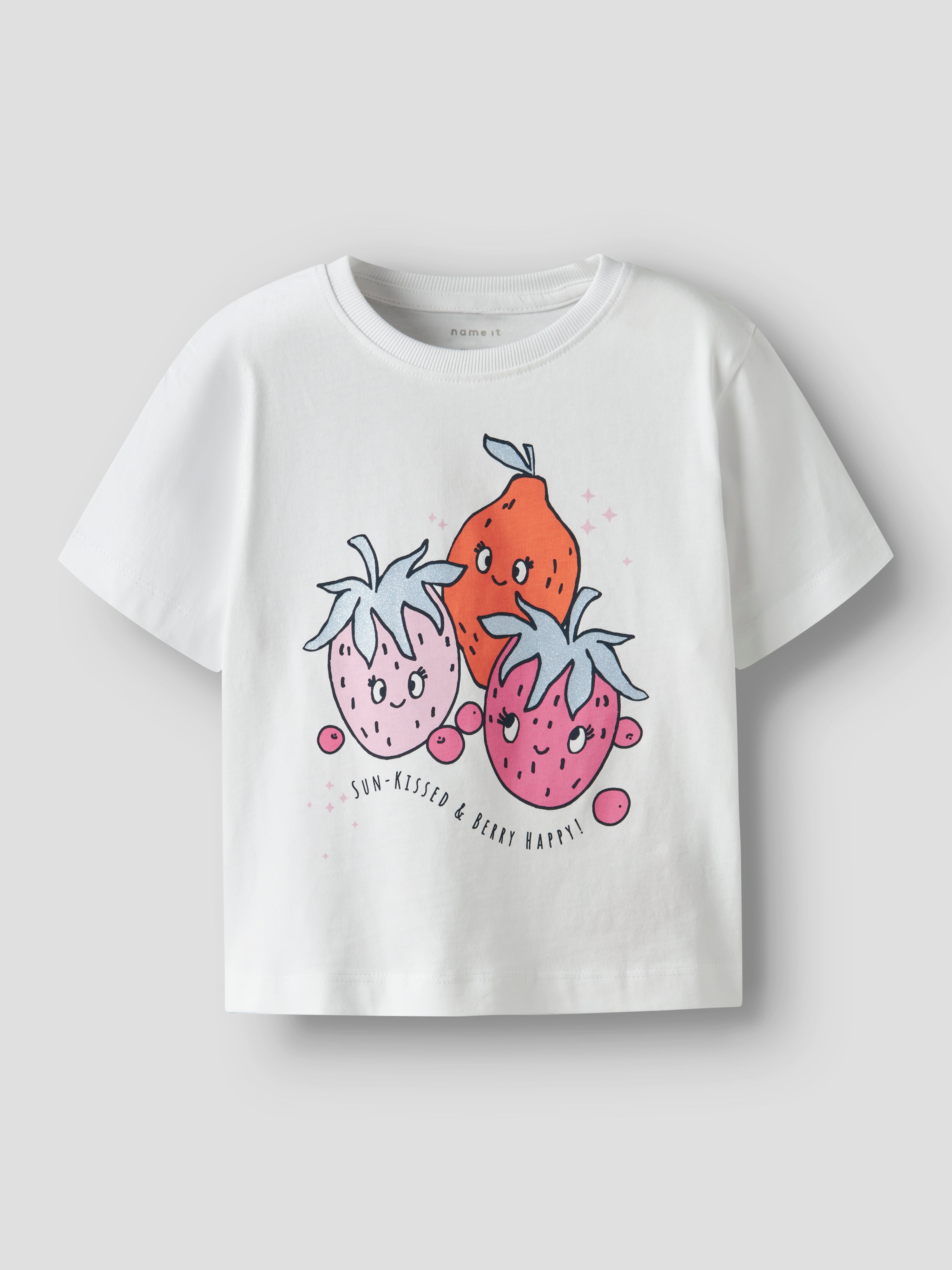 Camiseta Fresas Blanca