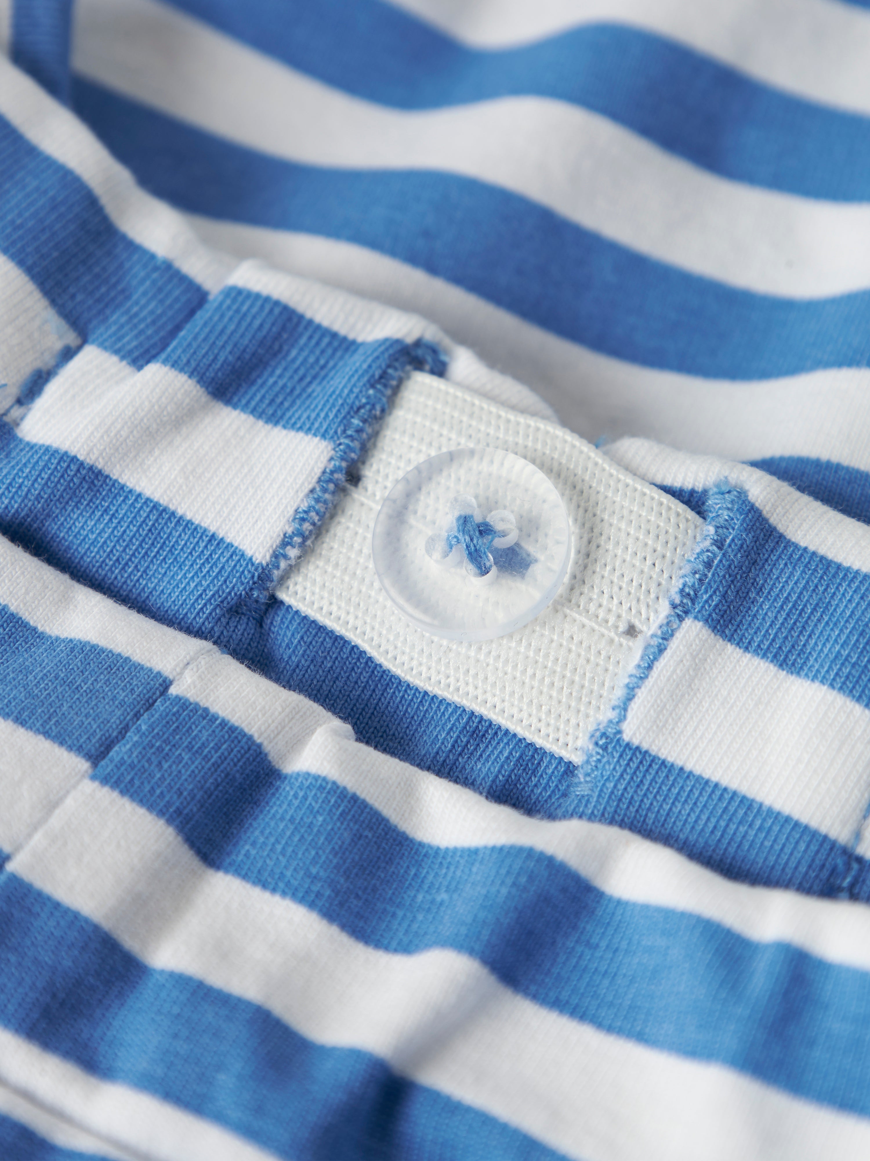Short Joane Rayas Azul Mini