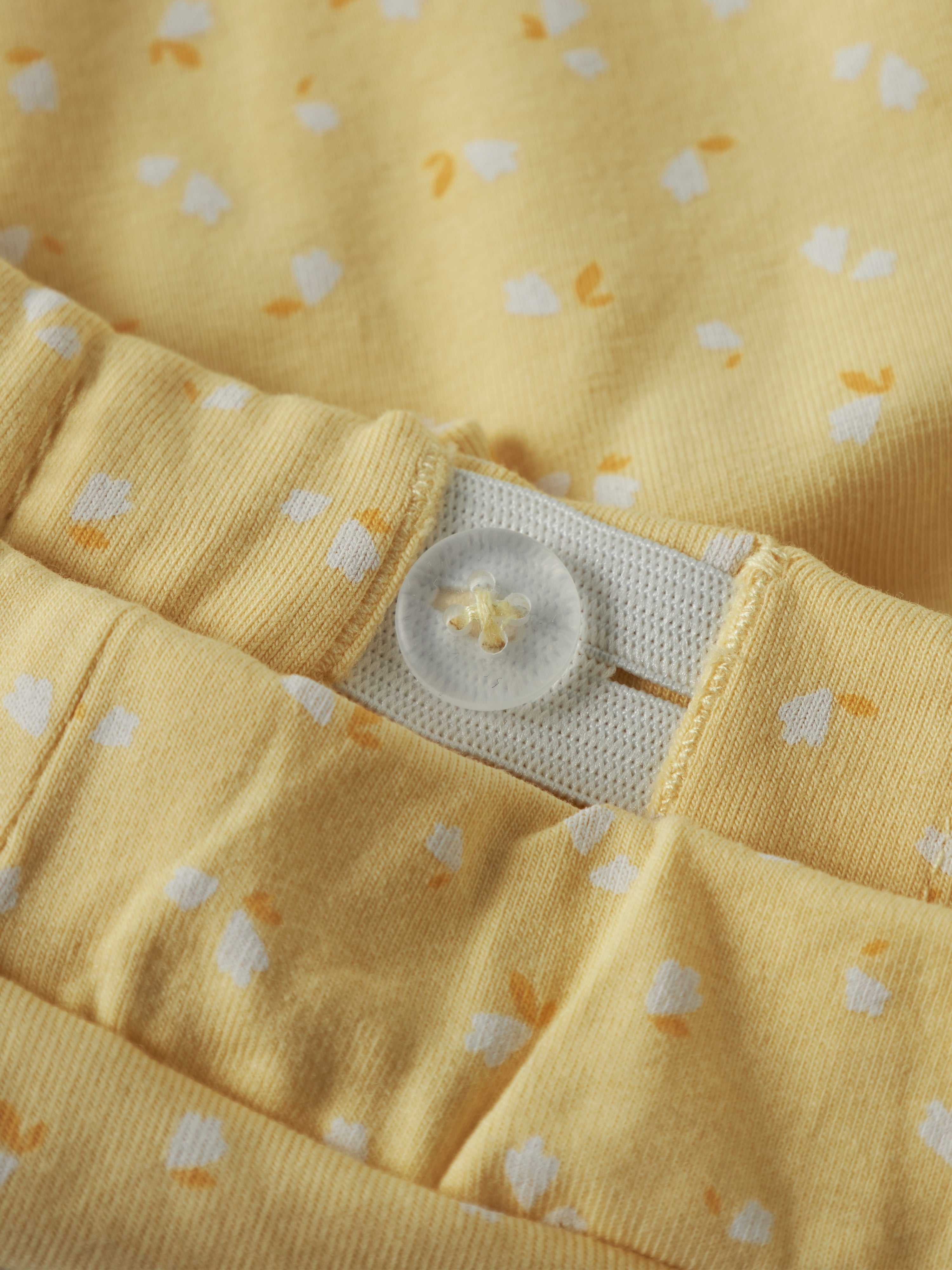 Short Joane Floral Amarillo Mini