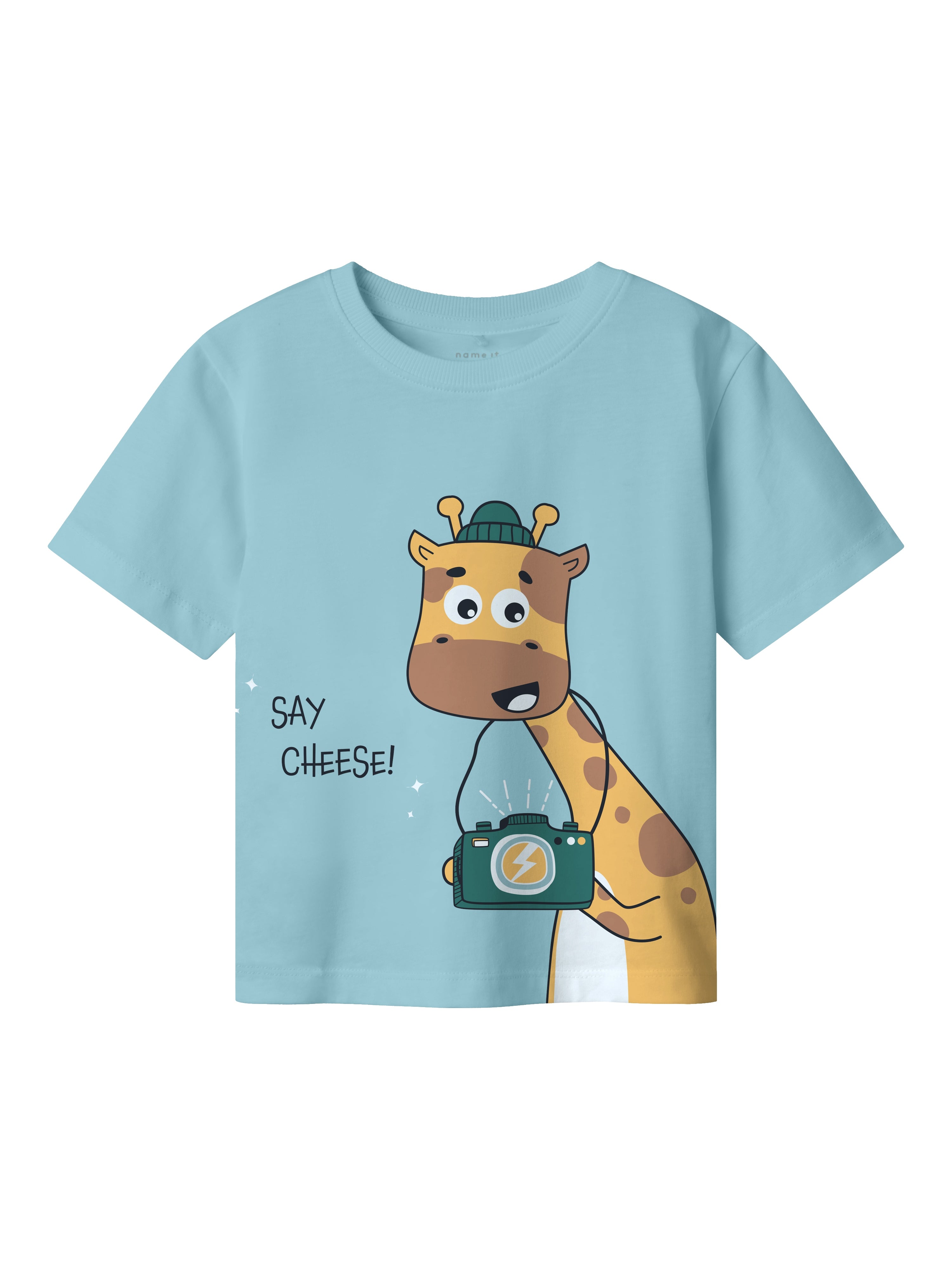 Camiseta Jirafa Azul