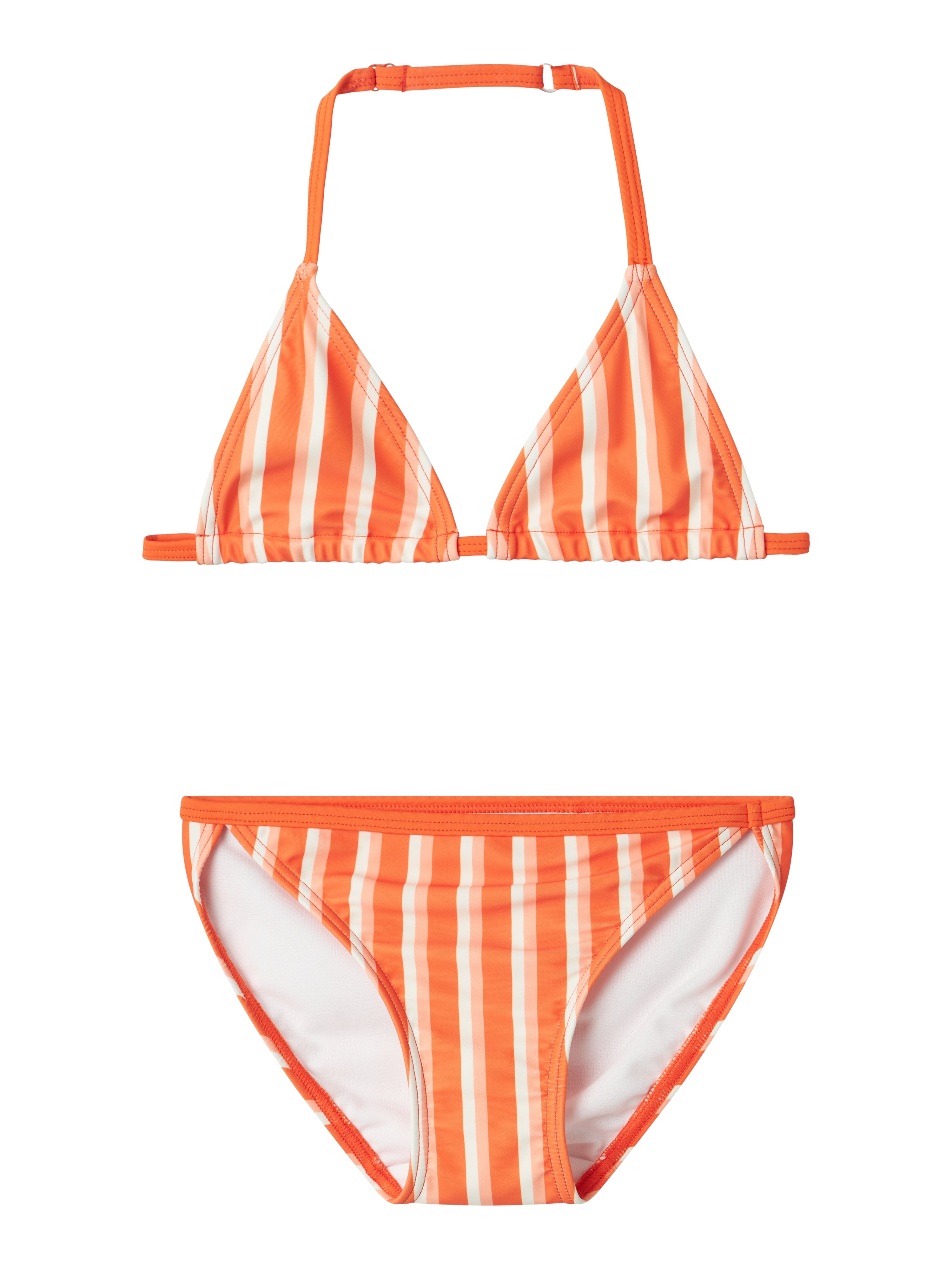 Bikini Rayas Naranja Kid