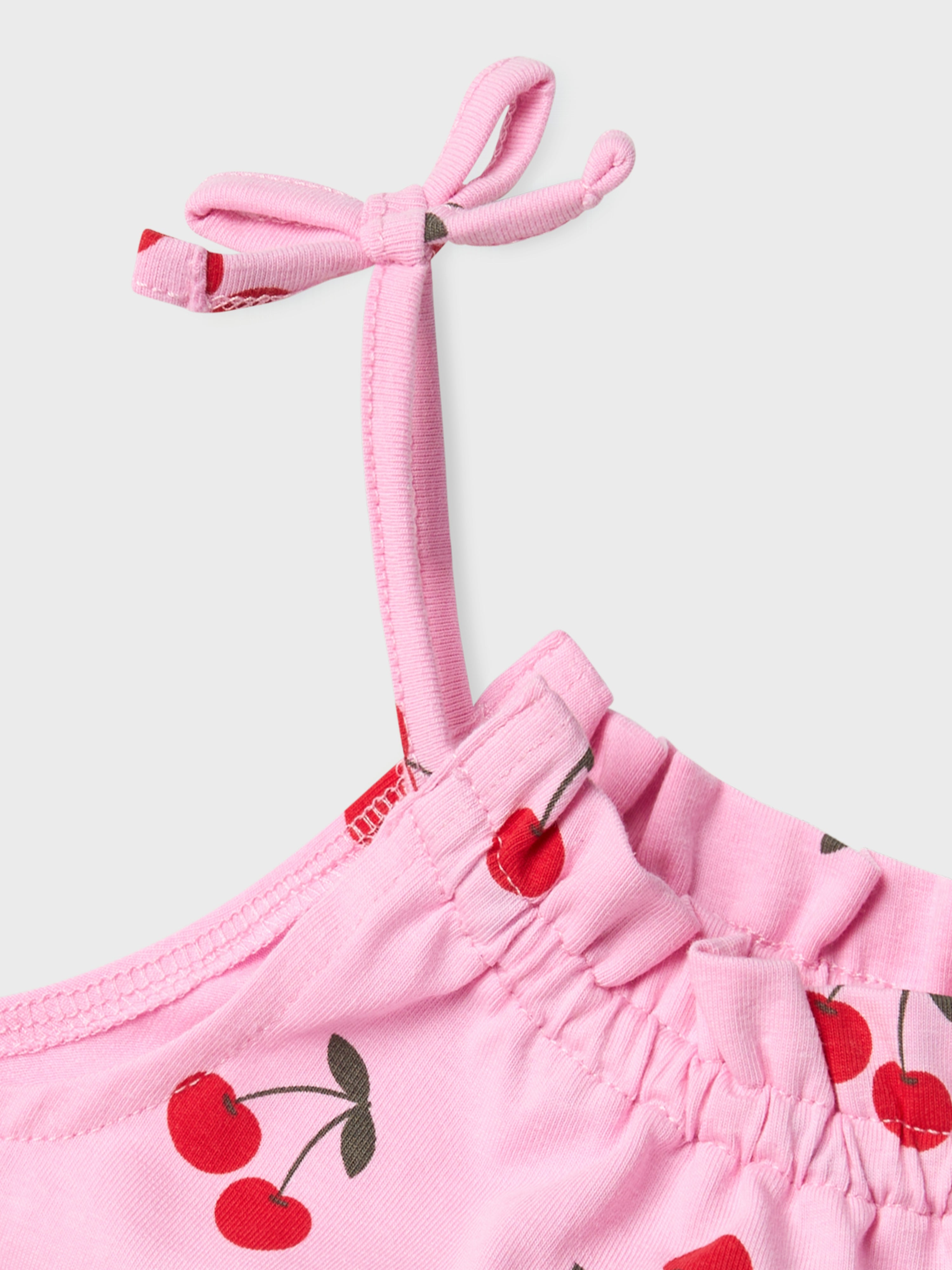 Camiseta Cereza Rosa Mini