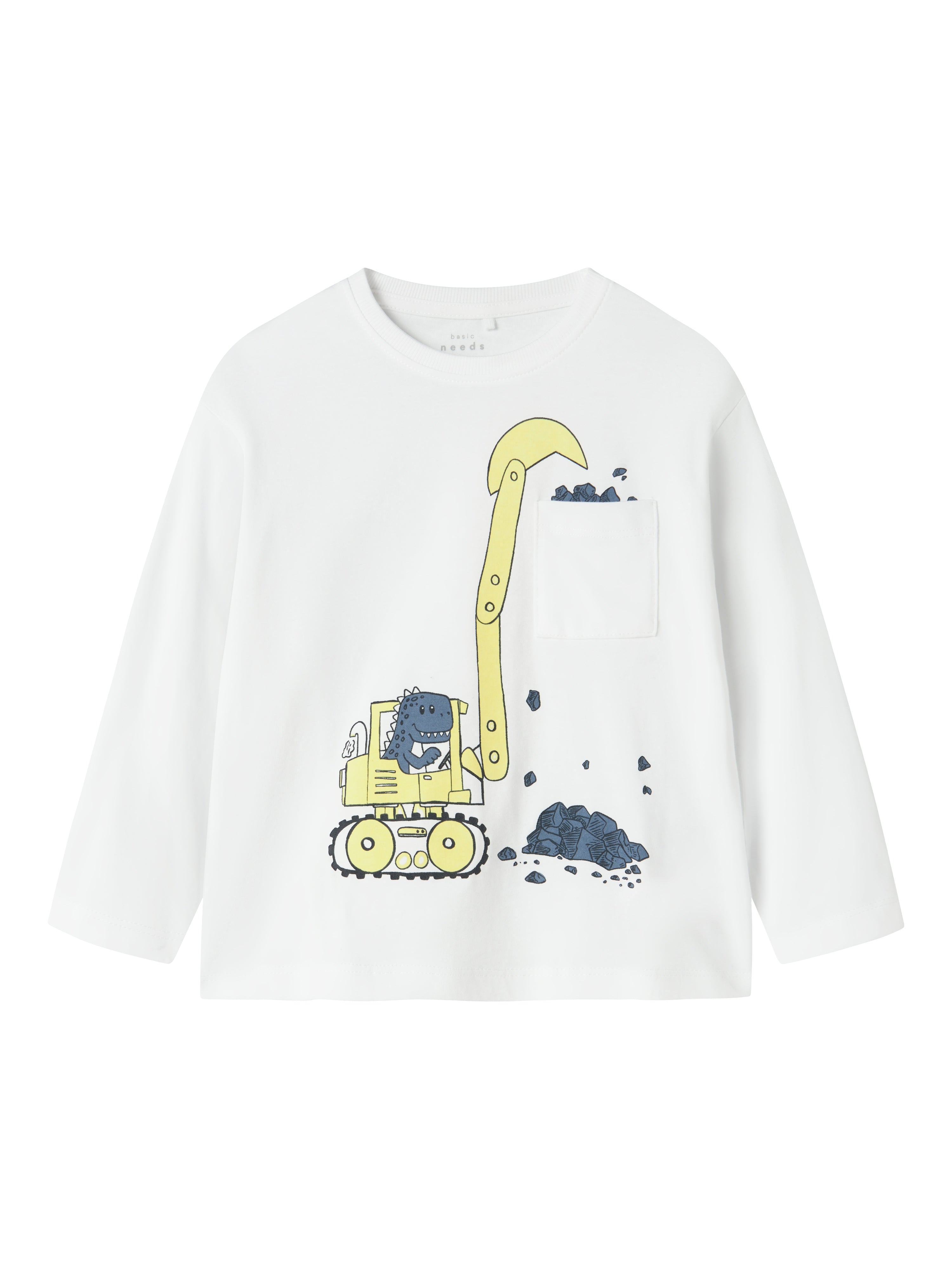 Camiseta Tractor Dino Blanca Mini