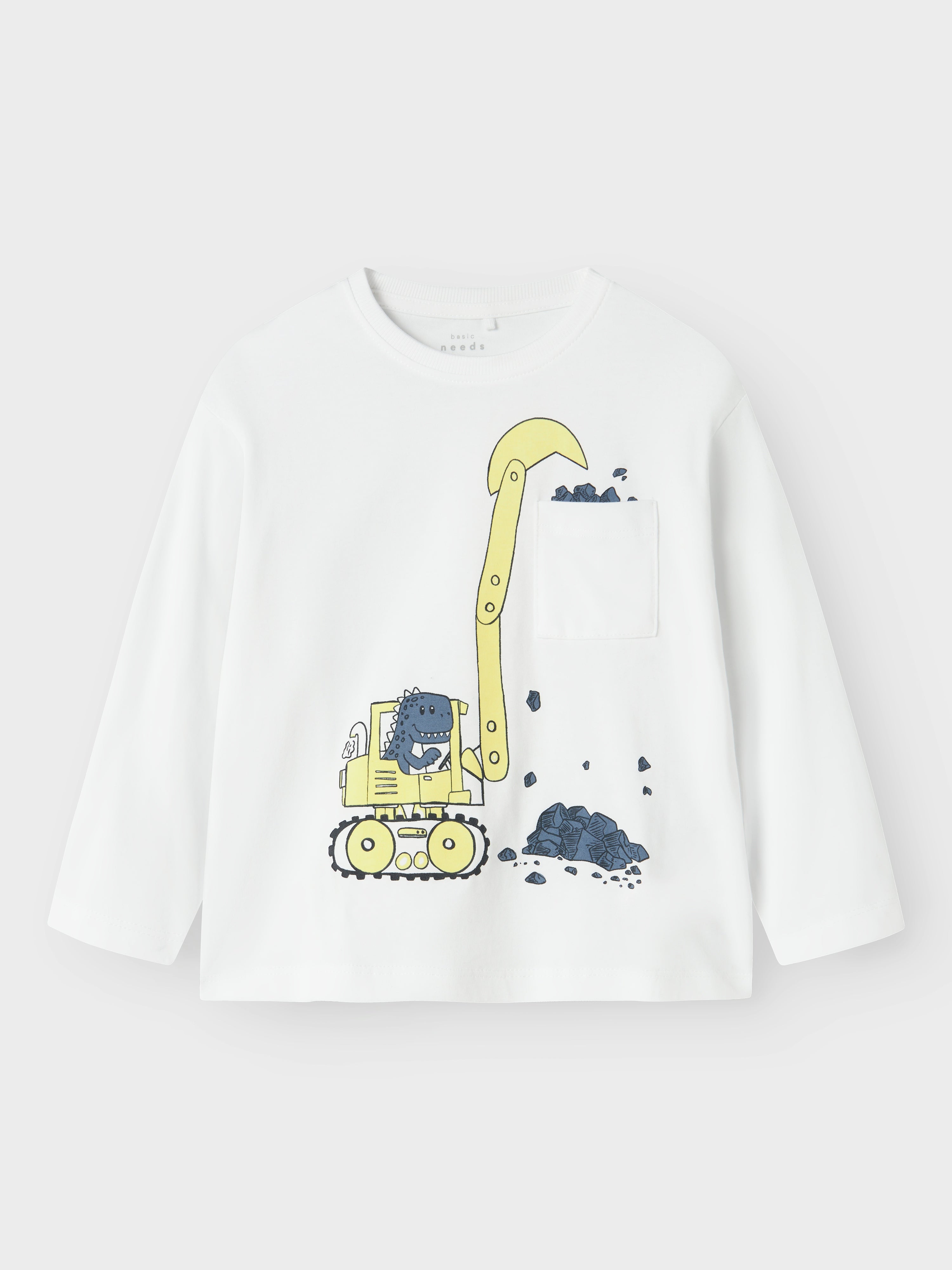 Camiseta Tractor Dino Blanca Mini