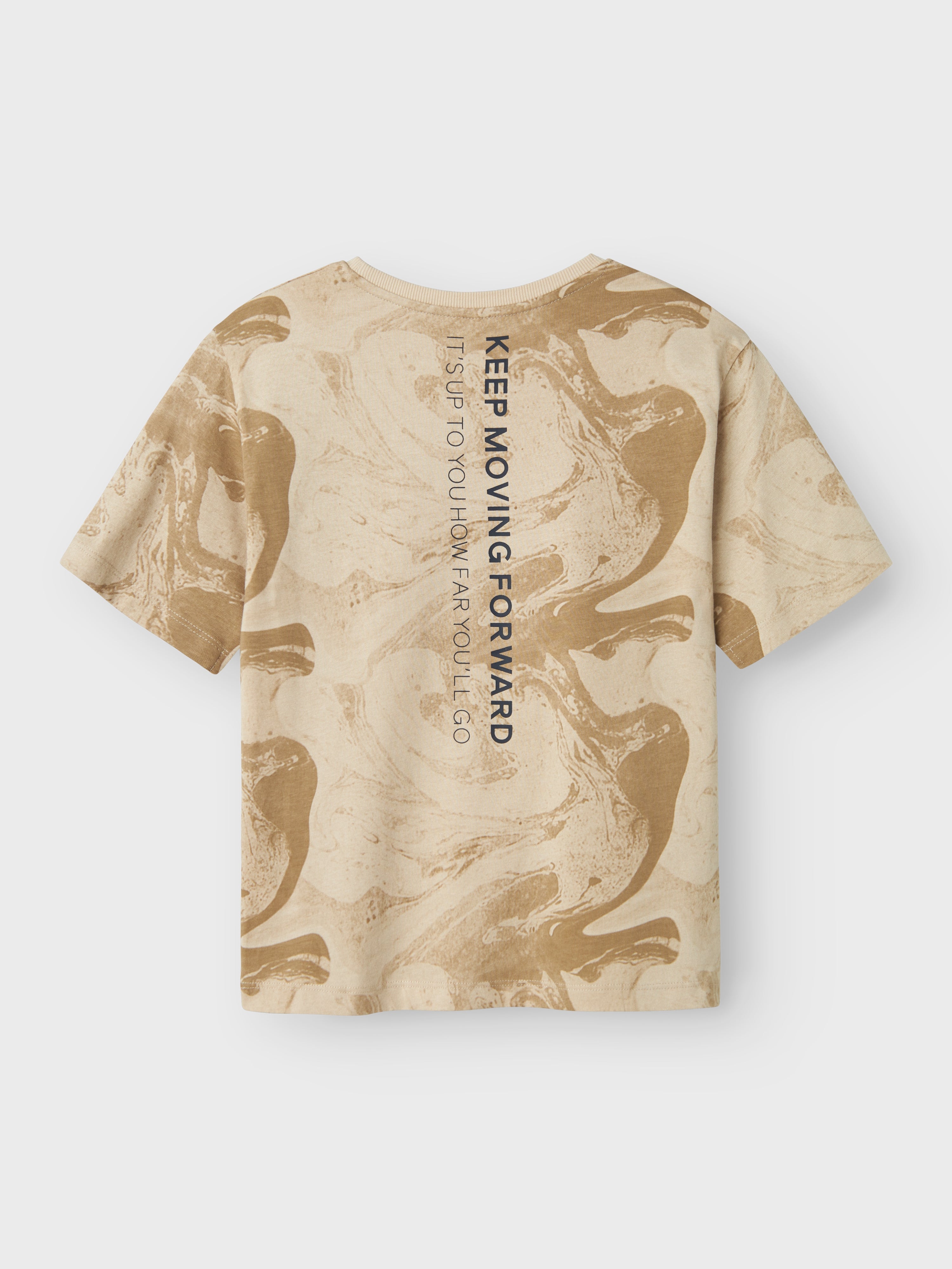 Camiseta Tie Dye Beige Kid