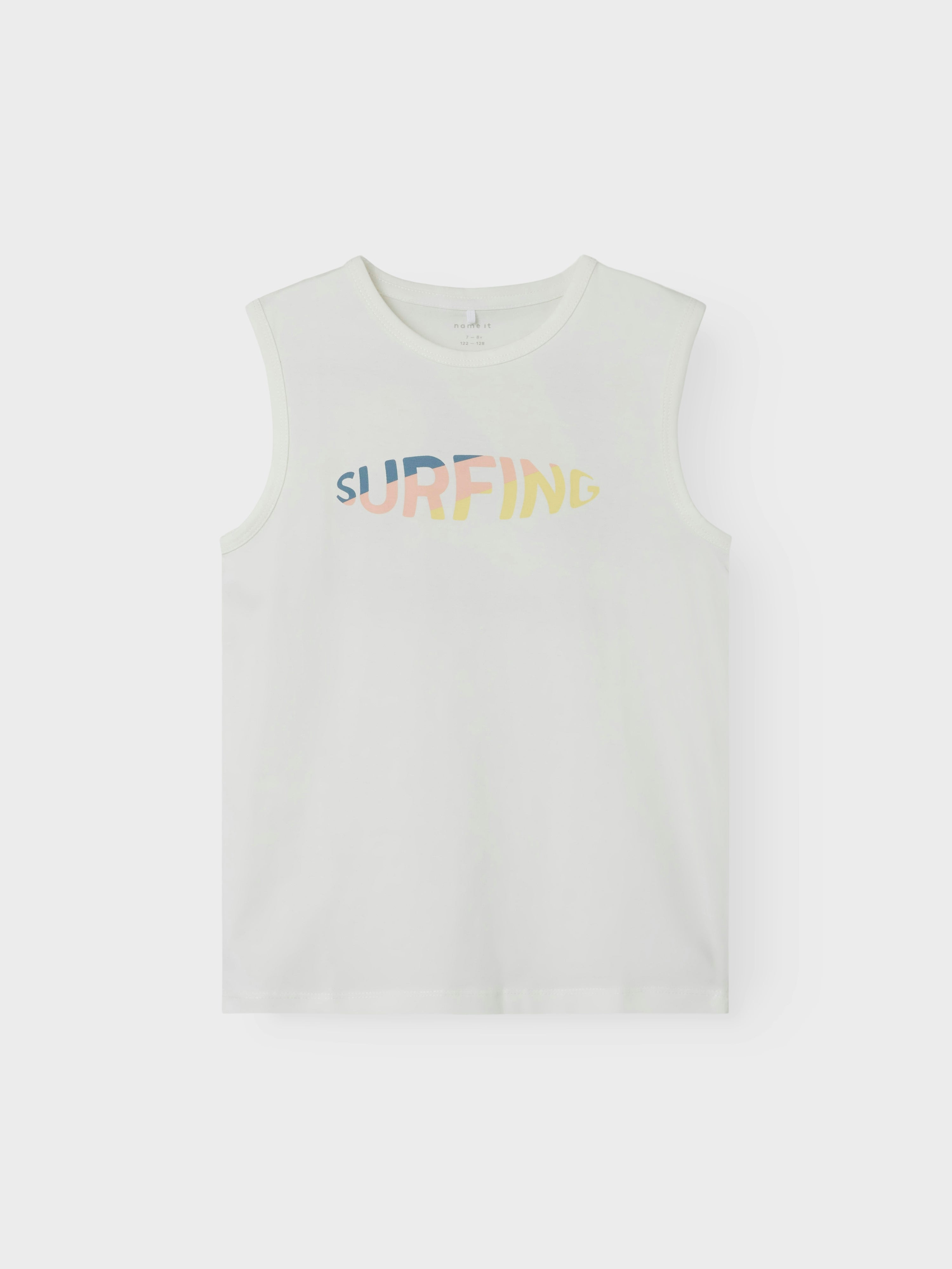 Camiseta Tirantes Surfing Blanca