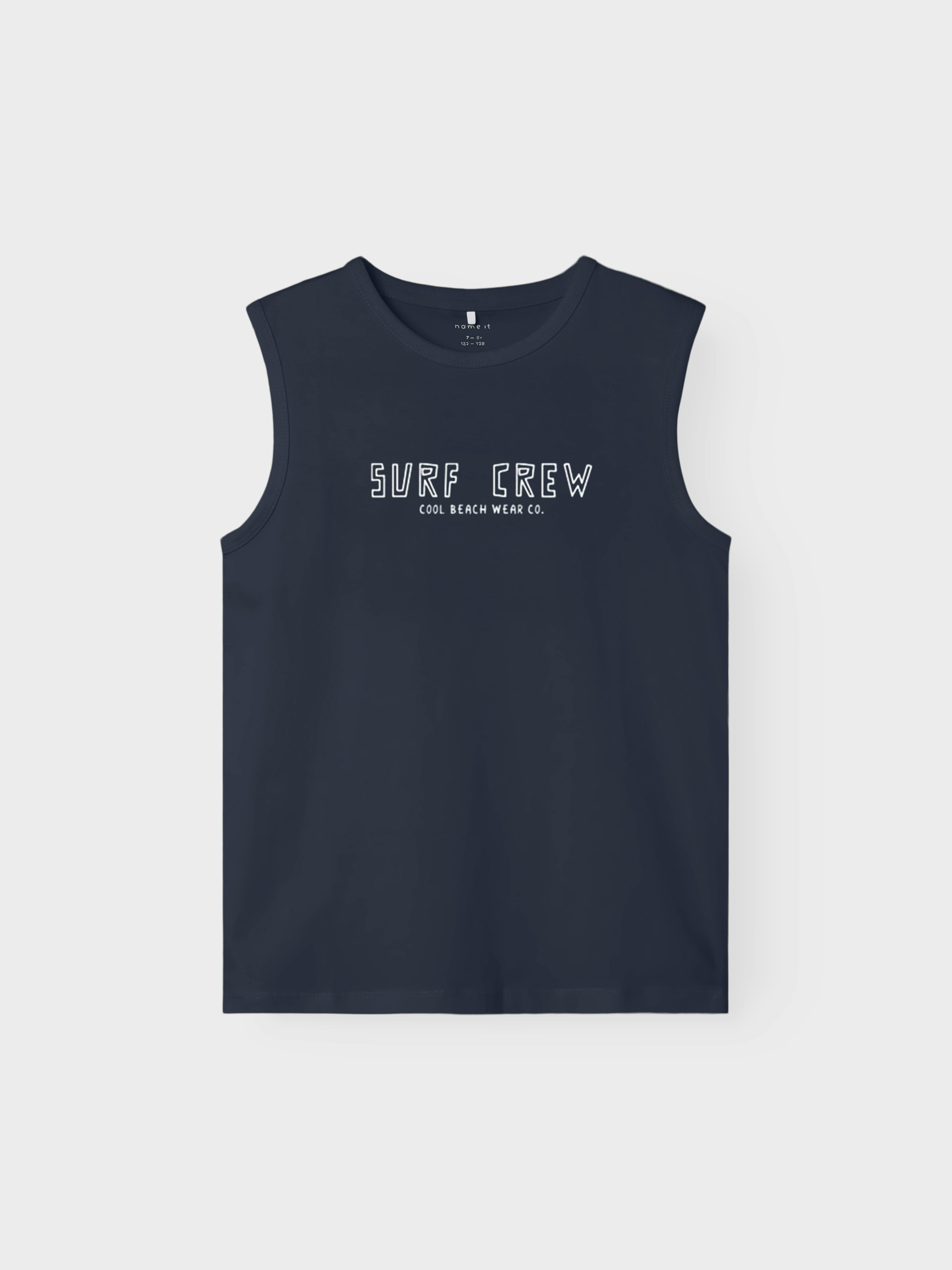 Camiseta Tirantes Surf Crew Marino
