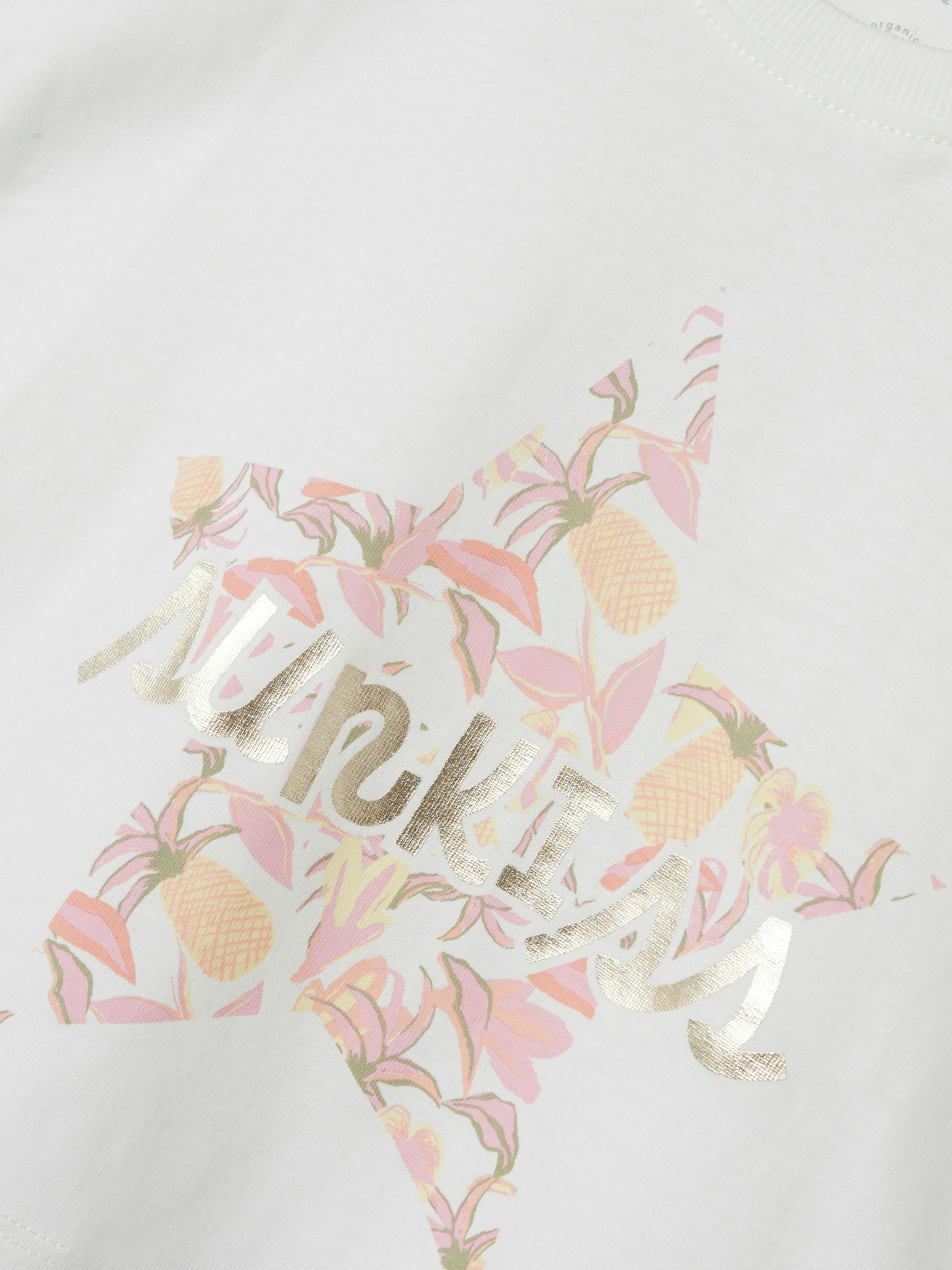Camiseta Crop Frida Blanca