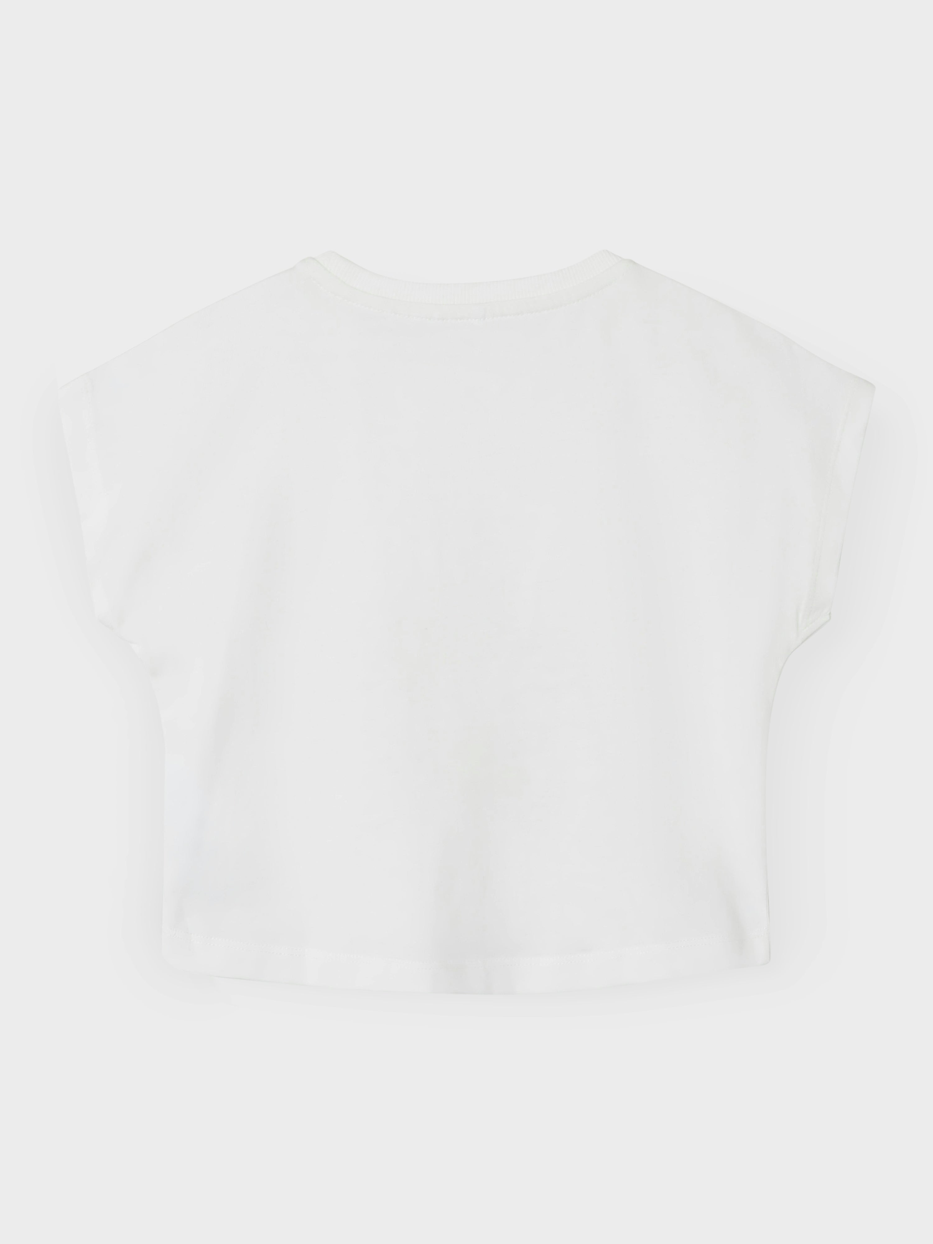 Camiseta Crop Frida Blanca