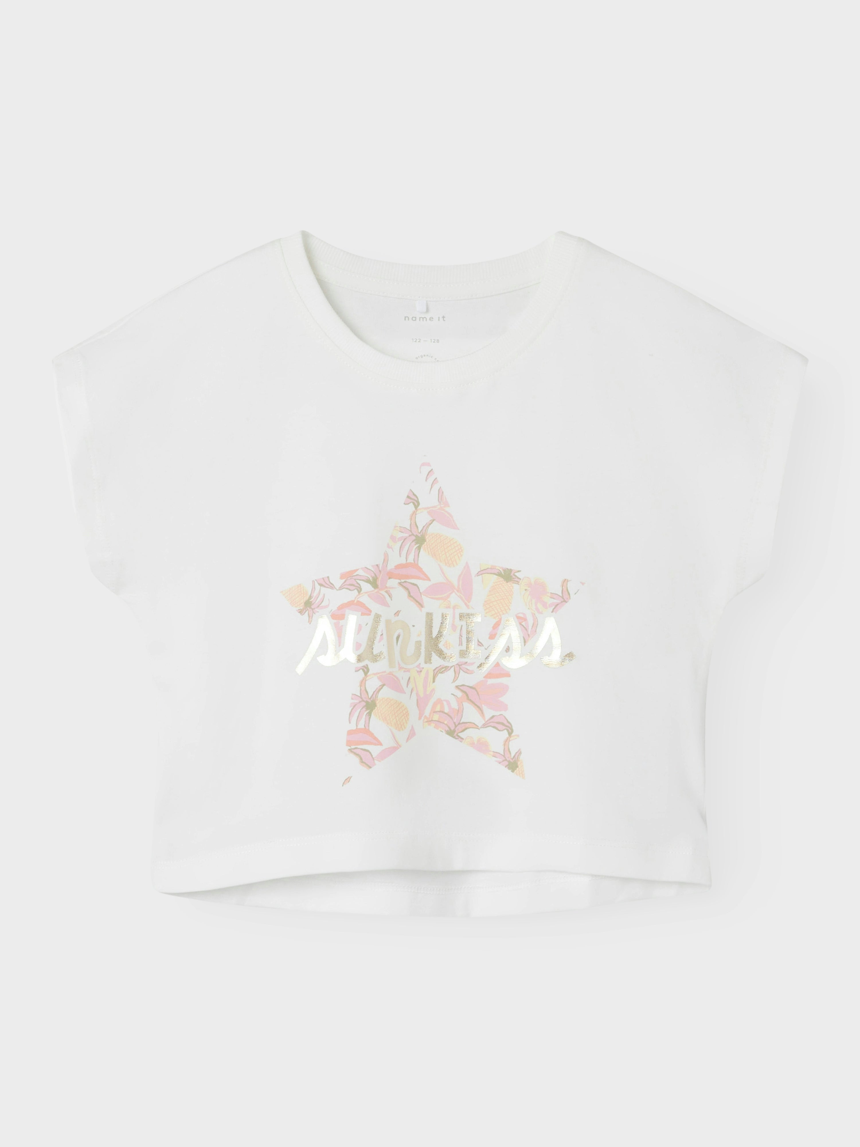 Camiseta Crop Frida Blanca