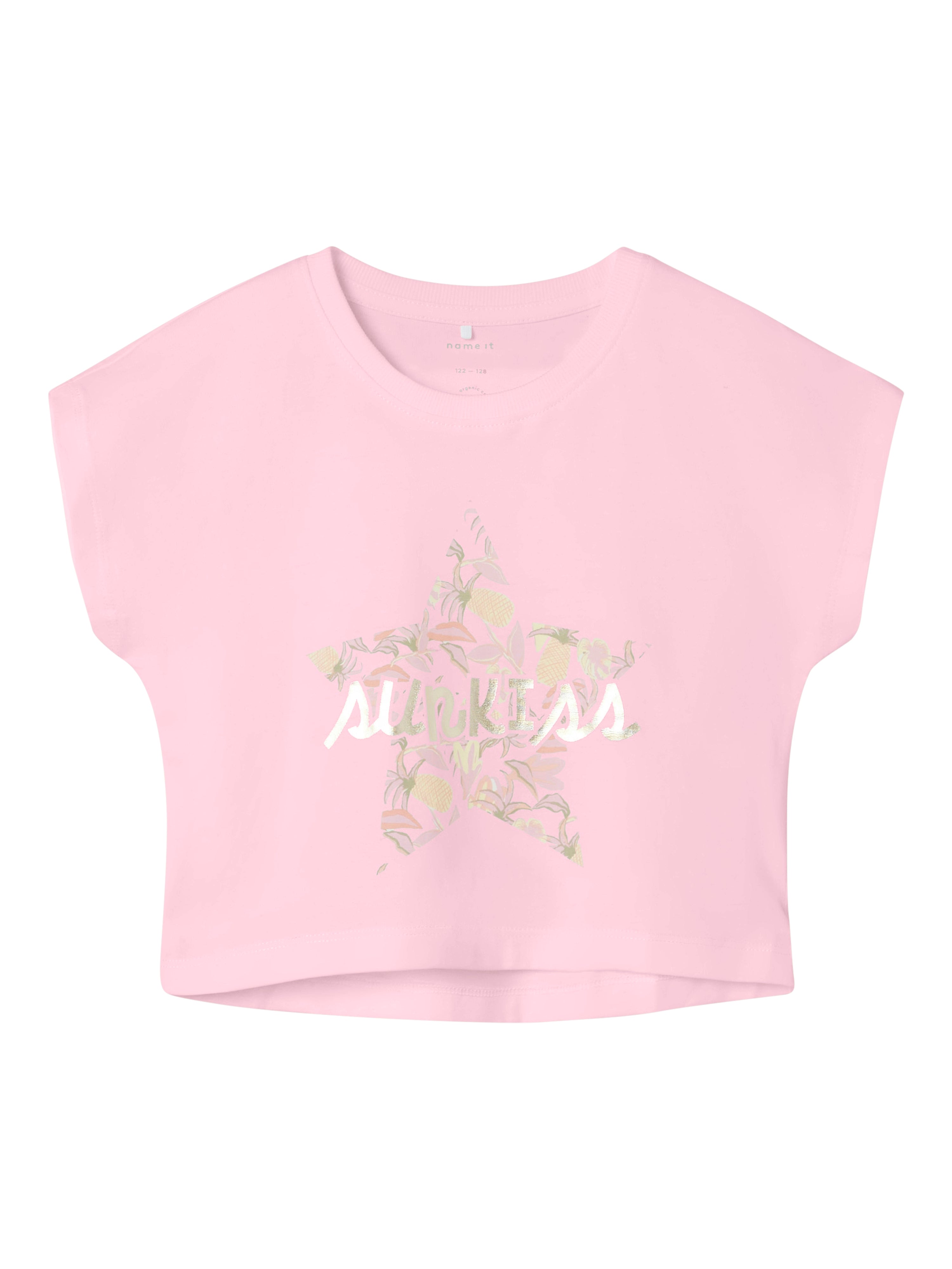 Camiseta Crop Frida Rosa