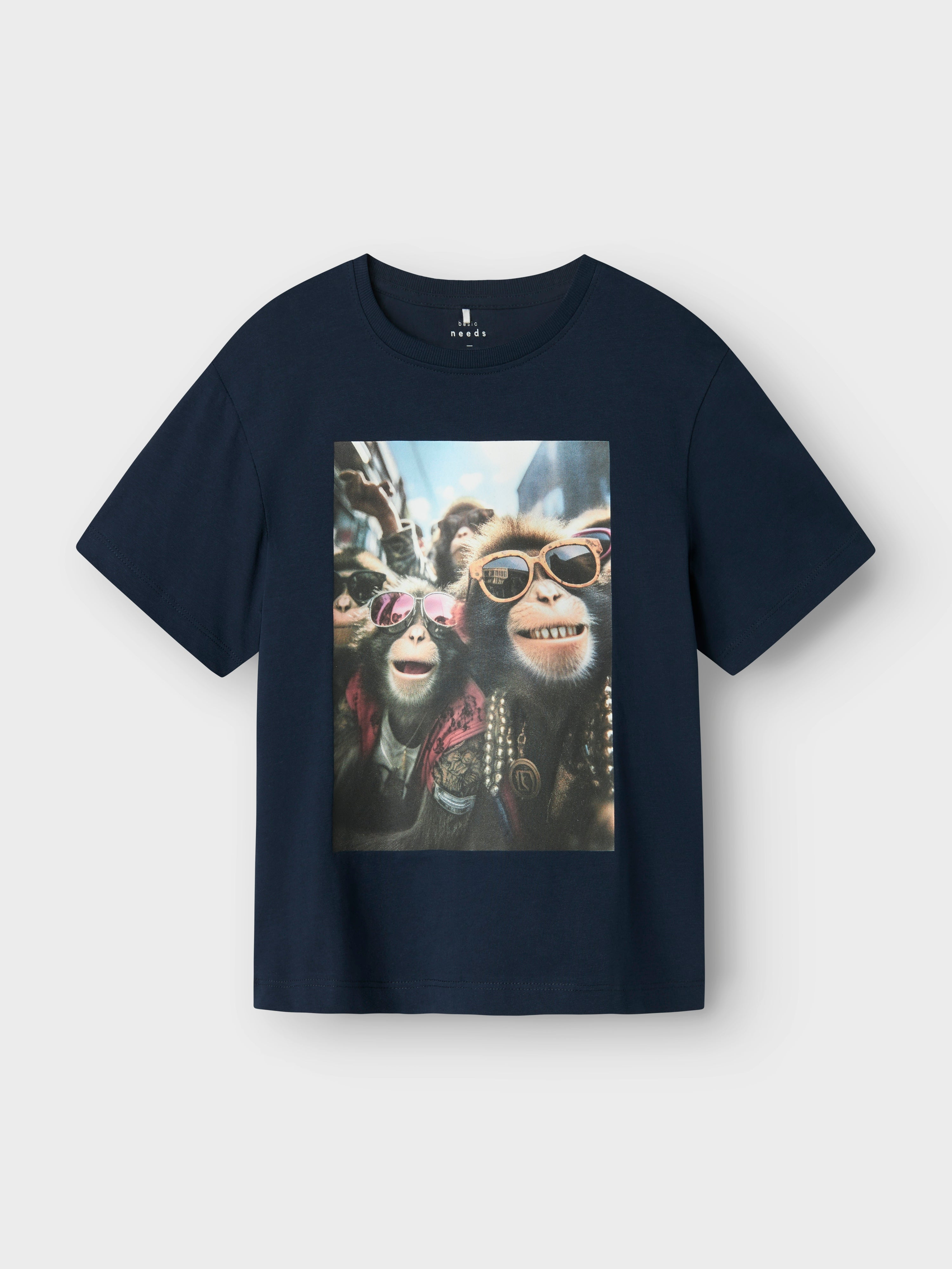 Camiseta Monkeys Marino Kid
