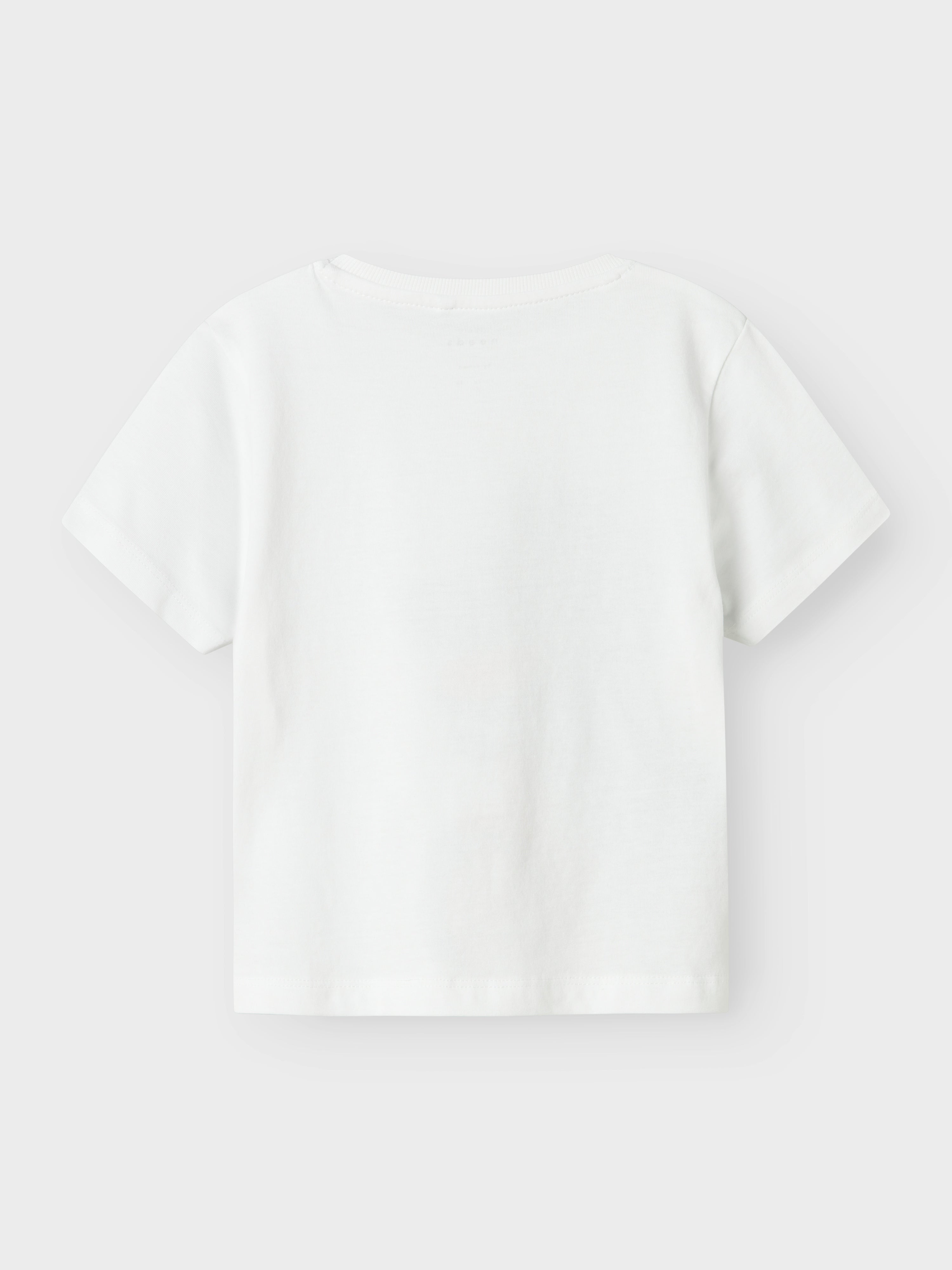 Camiseta Dino Bici Blanca Mini