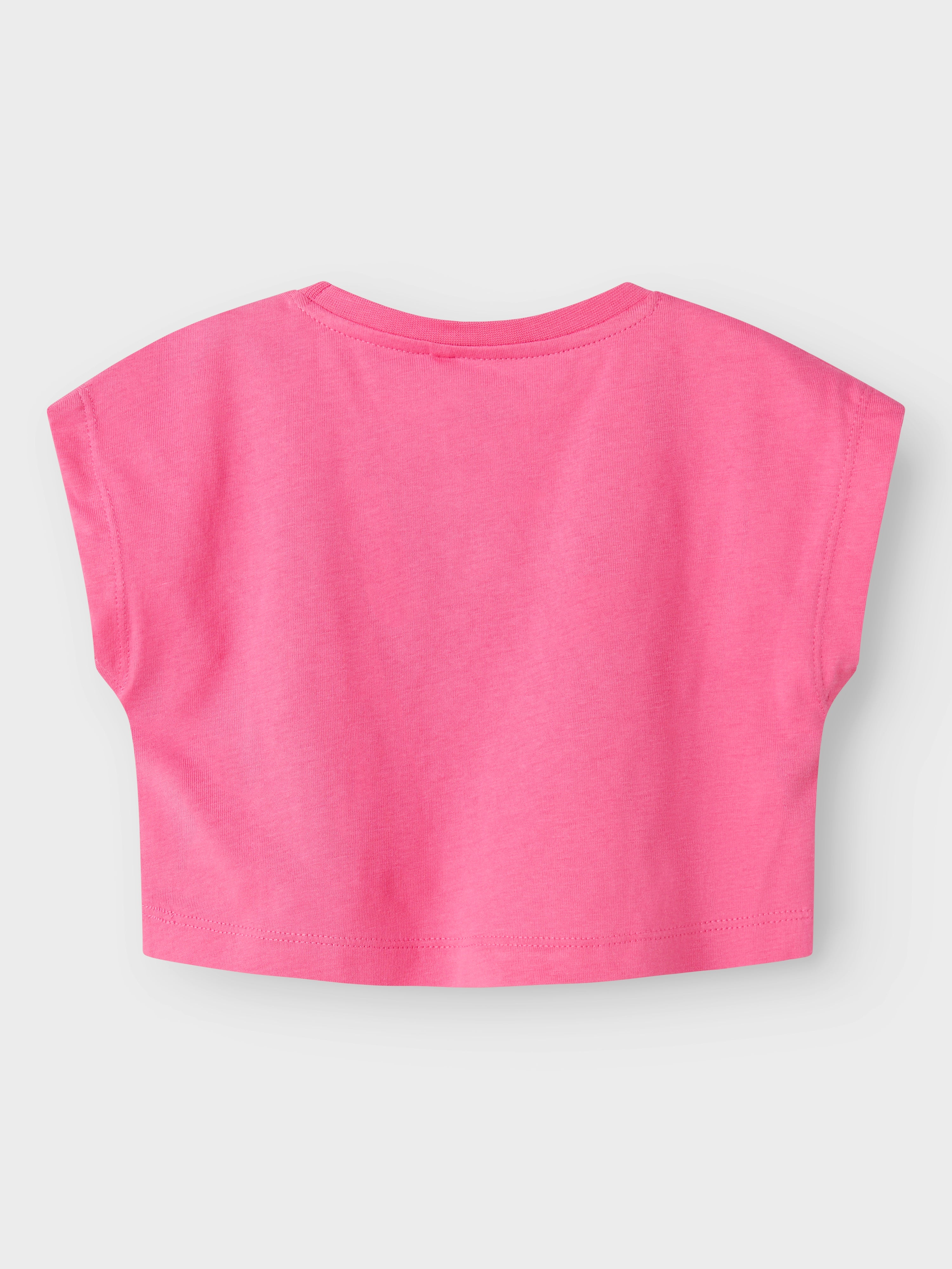 Camiseta Crop Flamingo Rosa