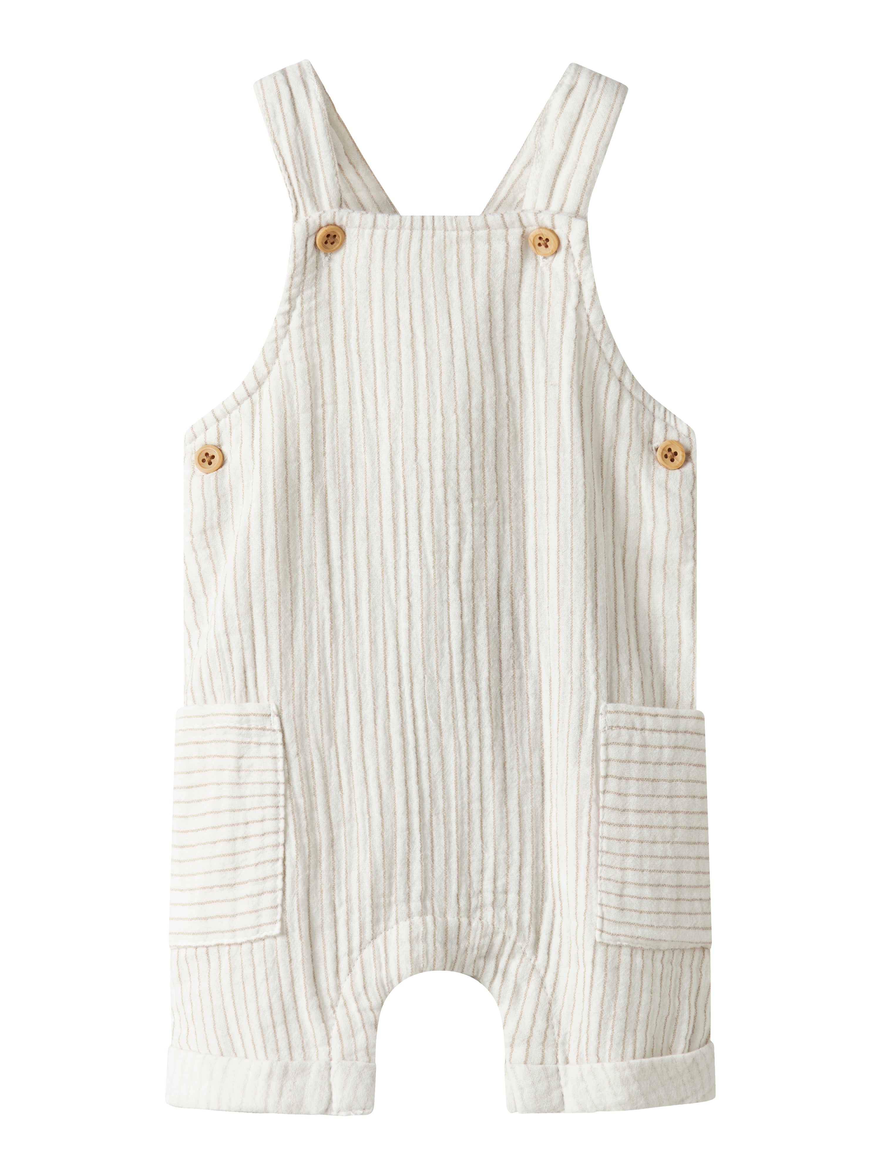 Peto Rayas Beige Bebé