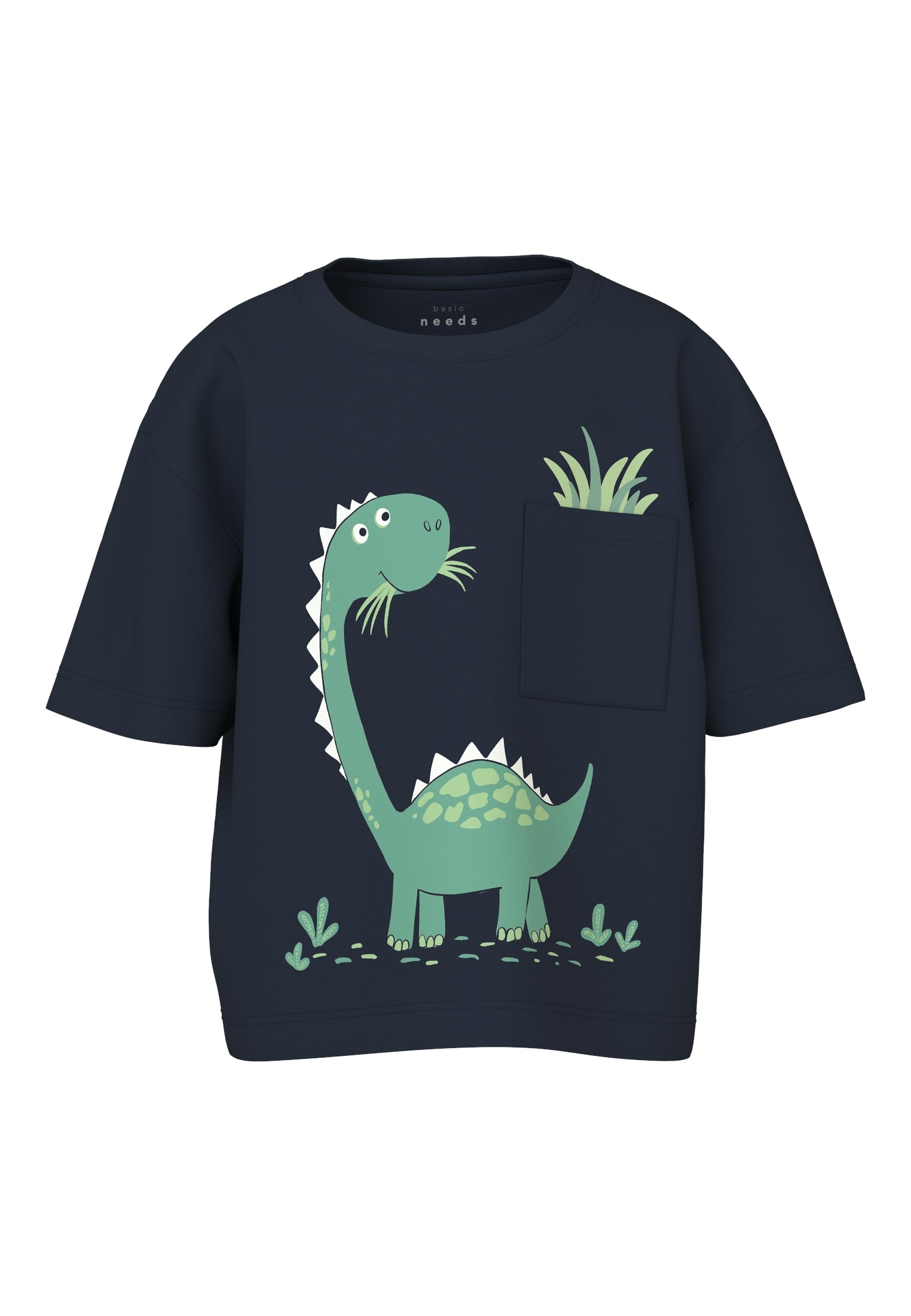 Camiseta Dino Azul Marino