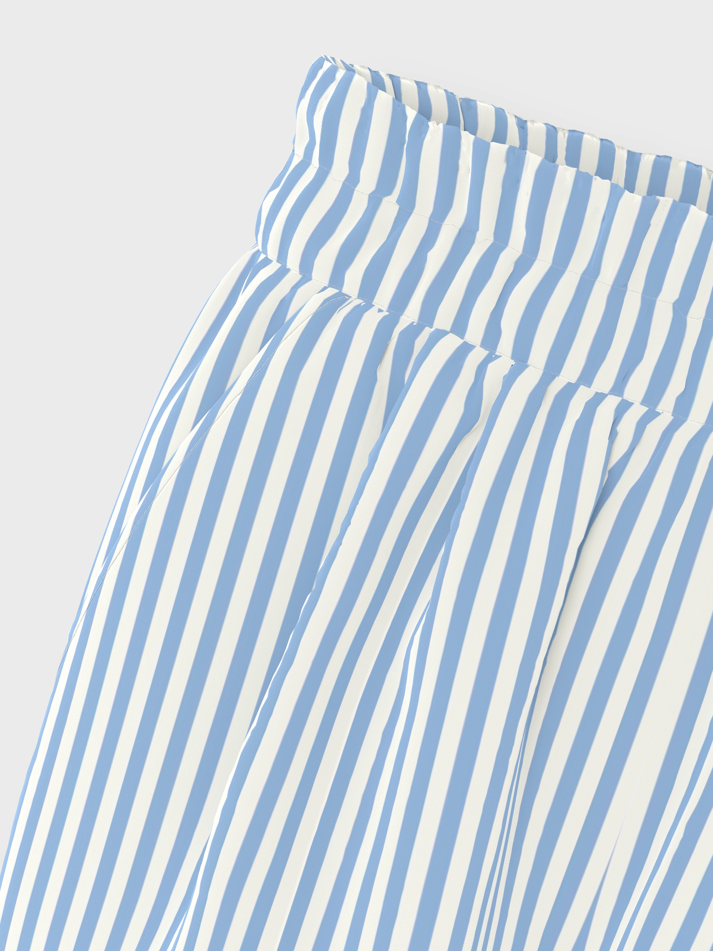 Pantalón Rayas Azul/Blanco Kid