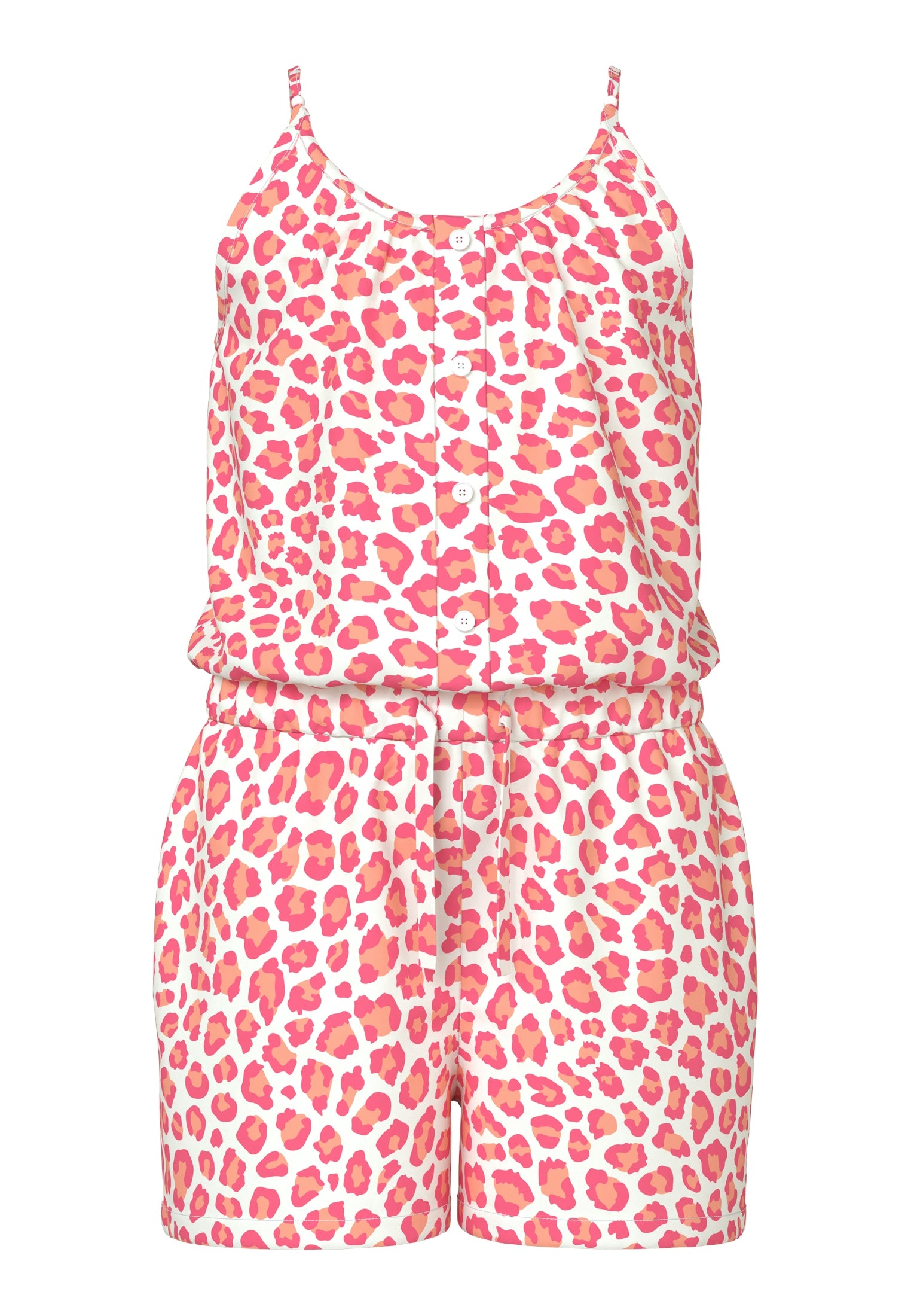 Mono Animal Print Papaya Kid