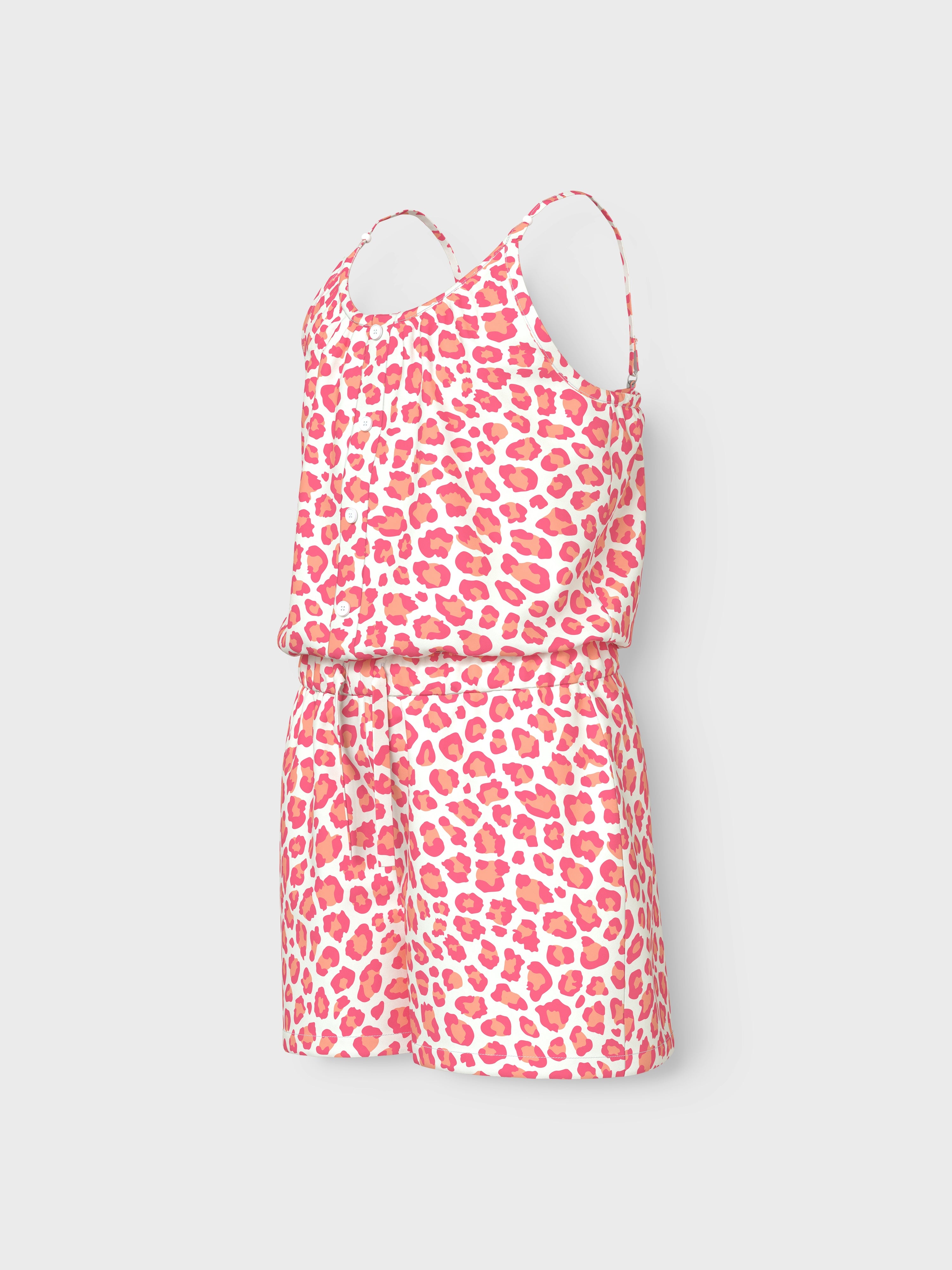 Mono Animal Print Papaya Kid