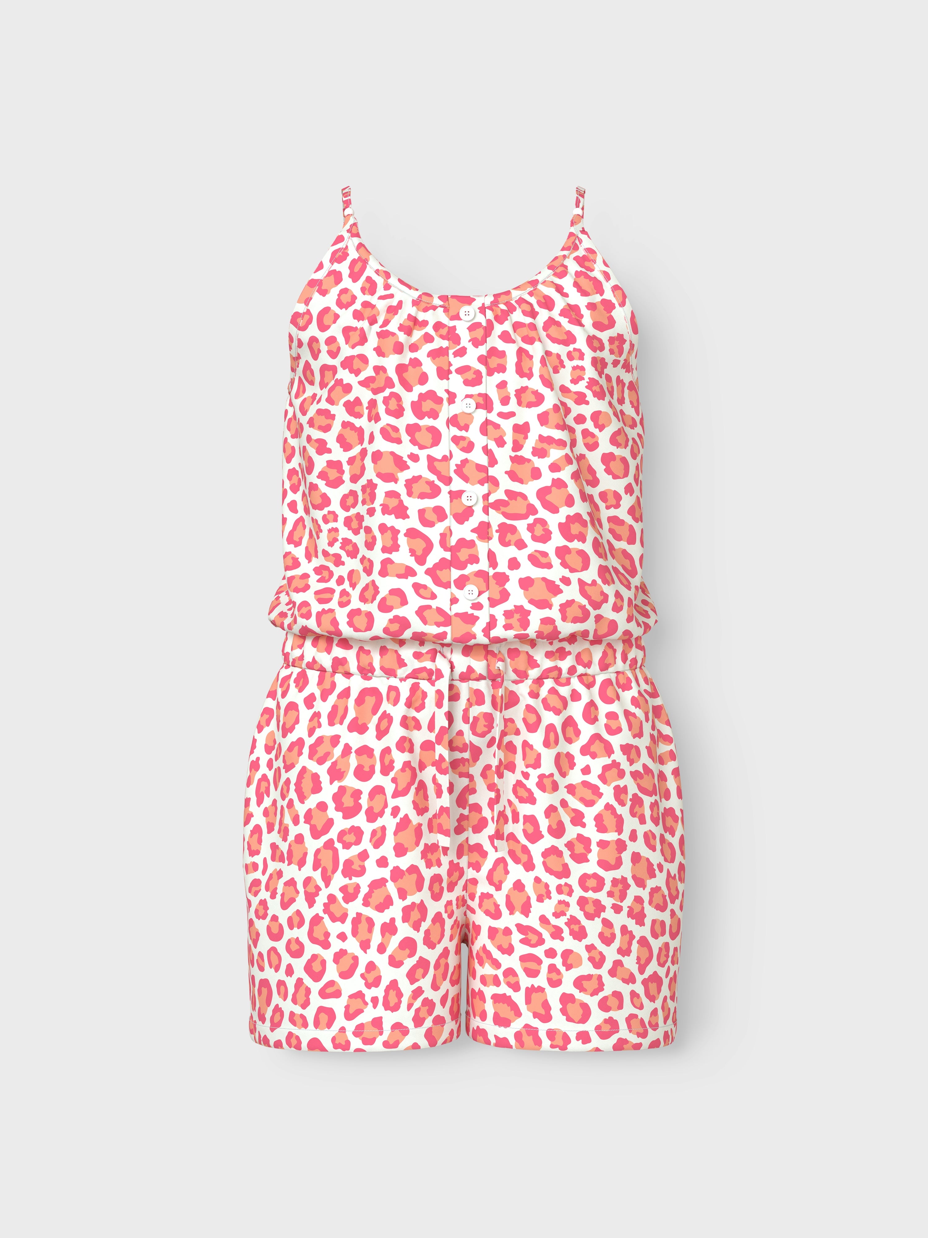 Mono Animal Print Papaya Kid