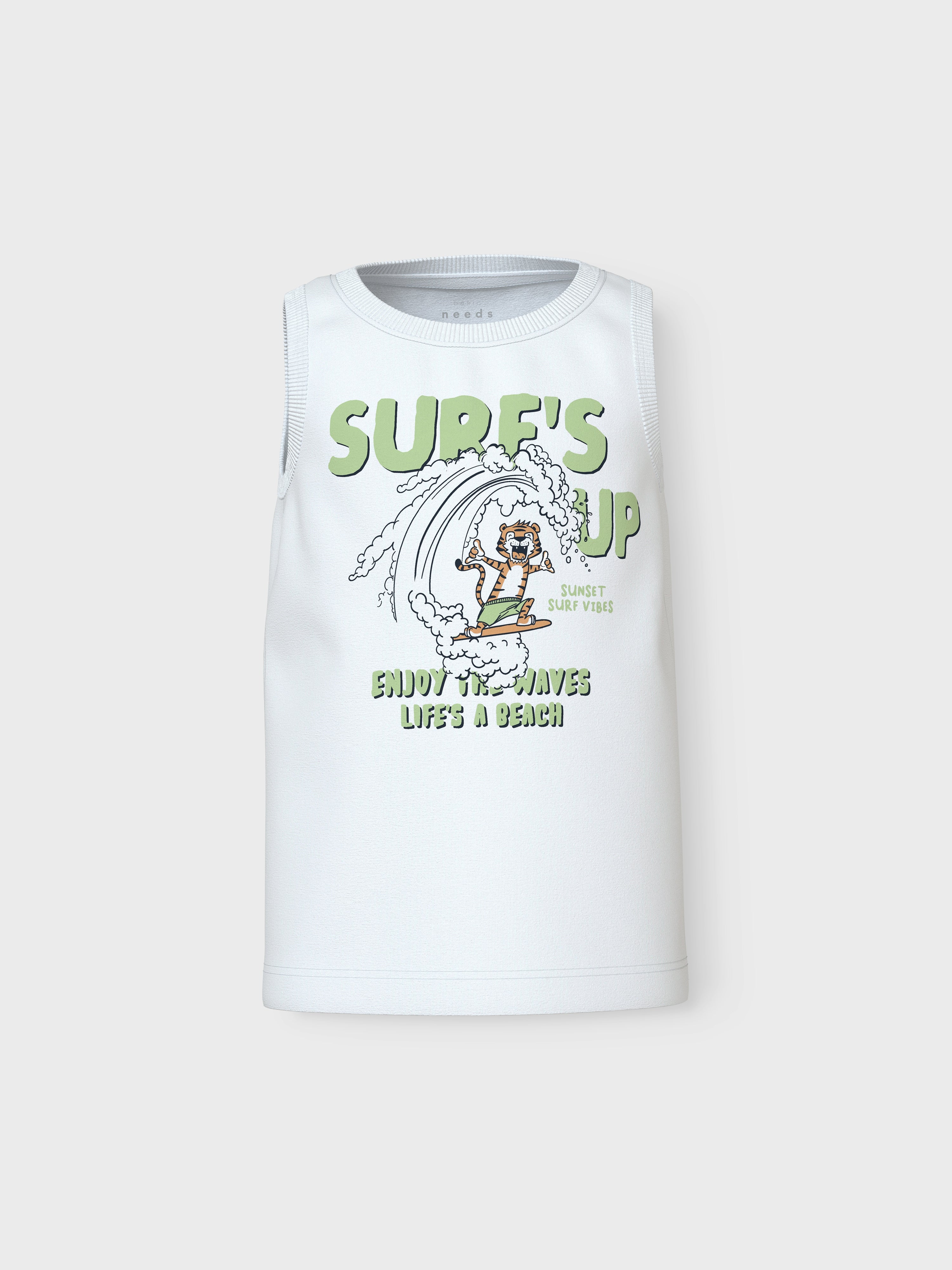 Camiseta Tiger Surf Blanca