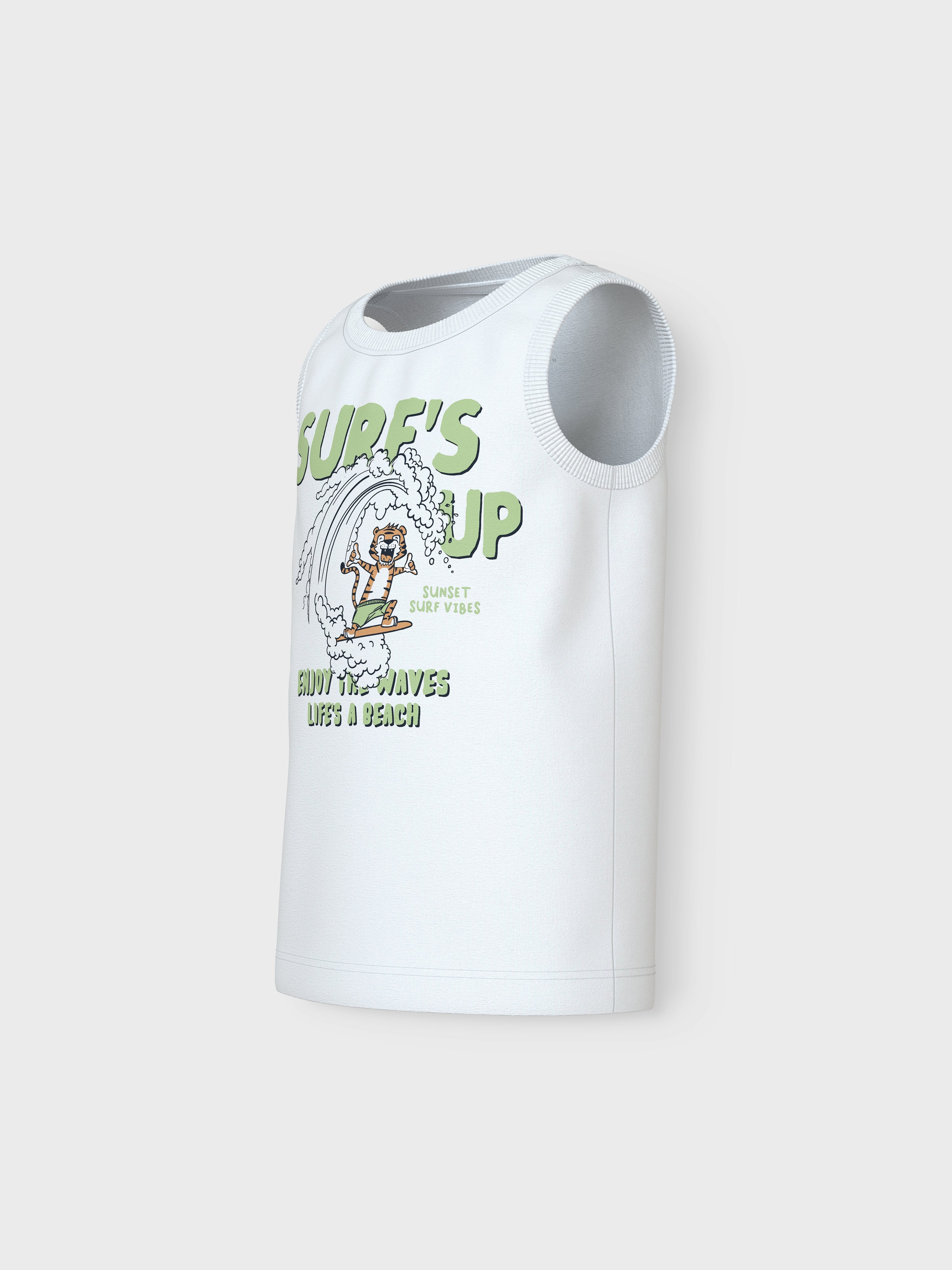 Camiseta Tiger Surf Blanca
