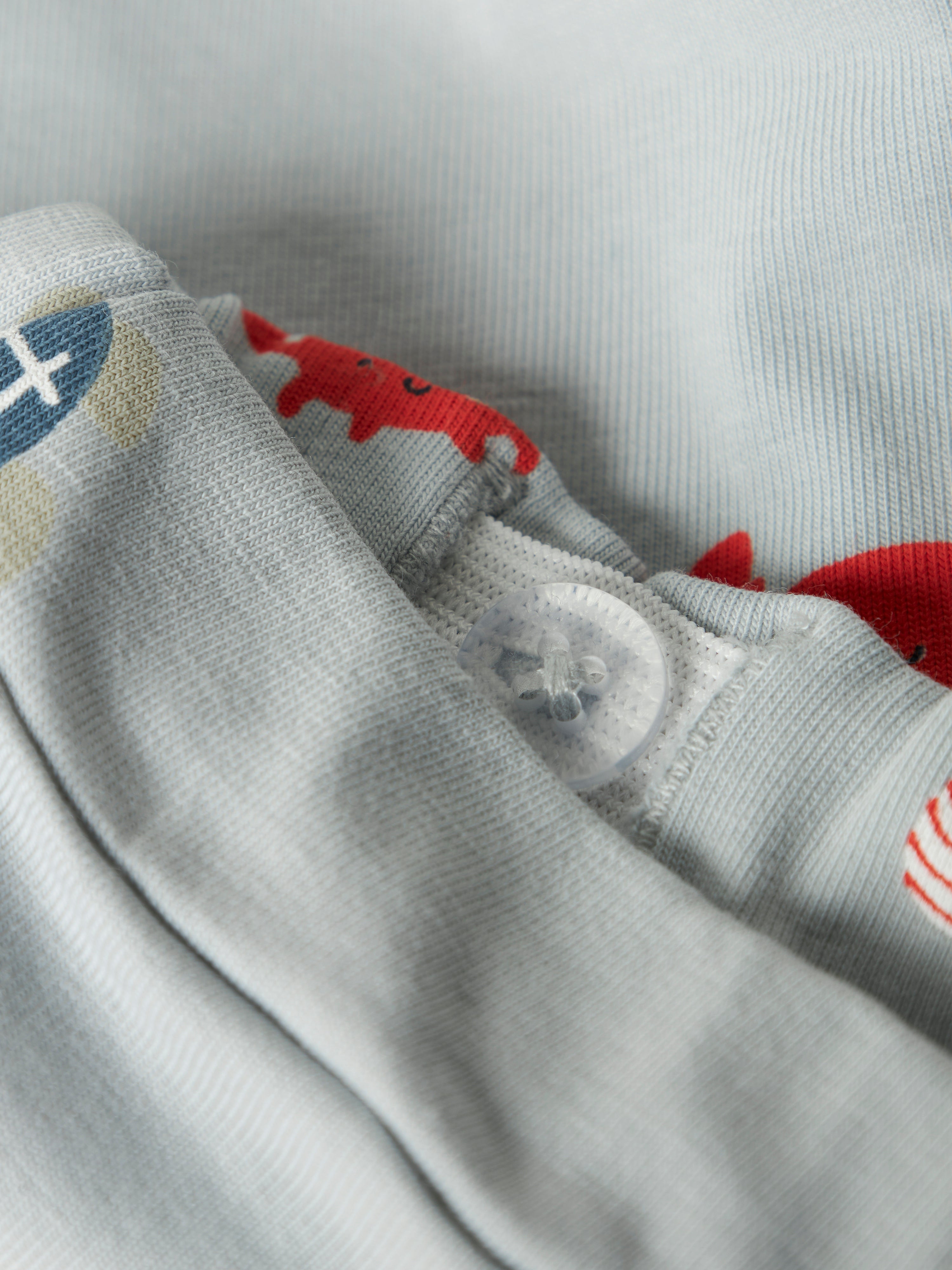 Short Sea Animal Azul Bebé