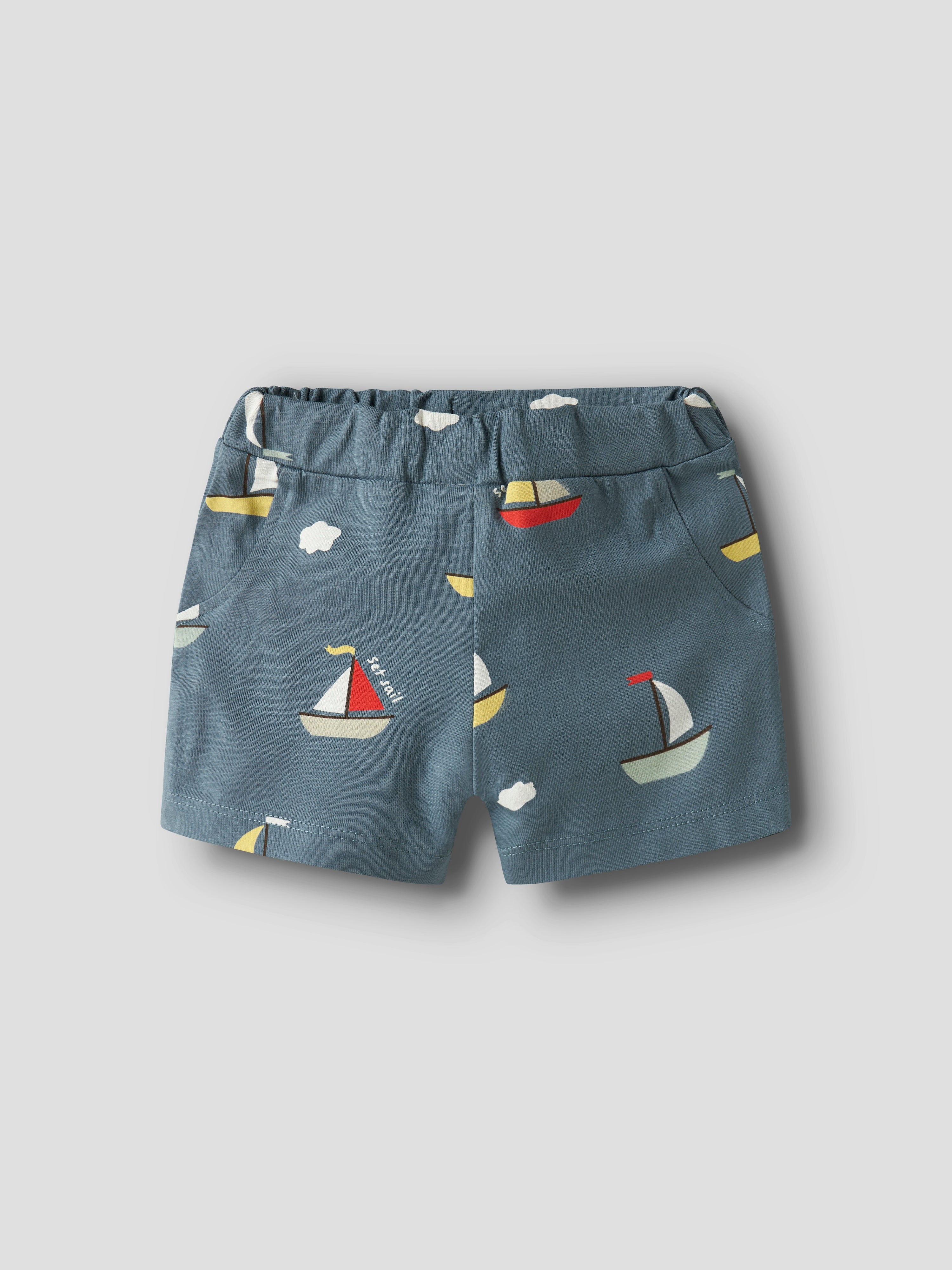 Short Azul Barco Bebé