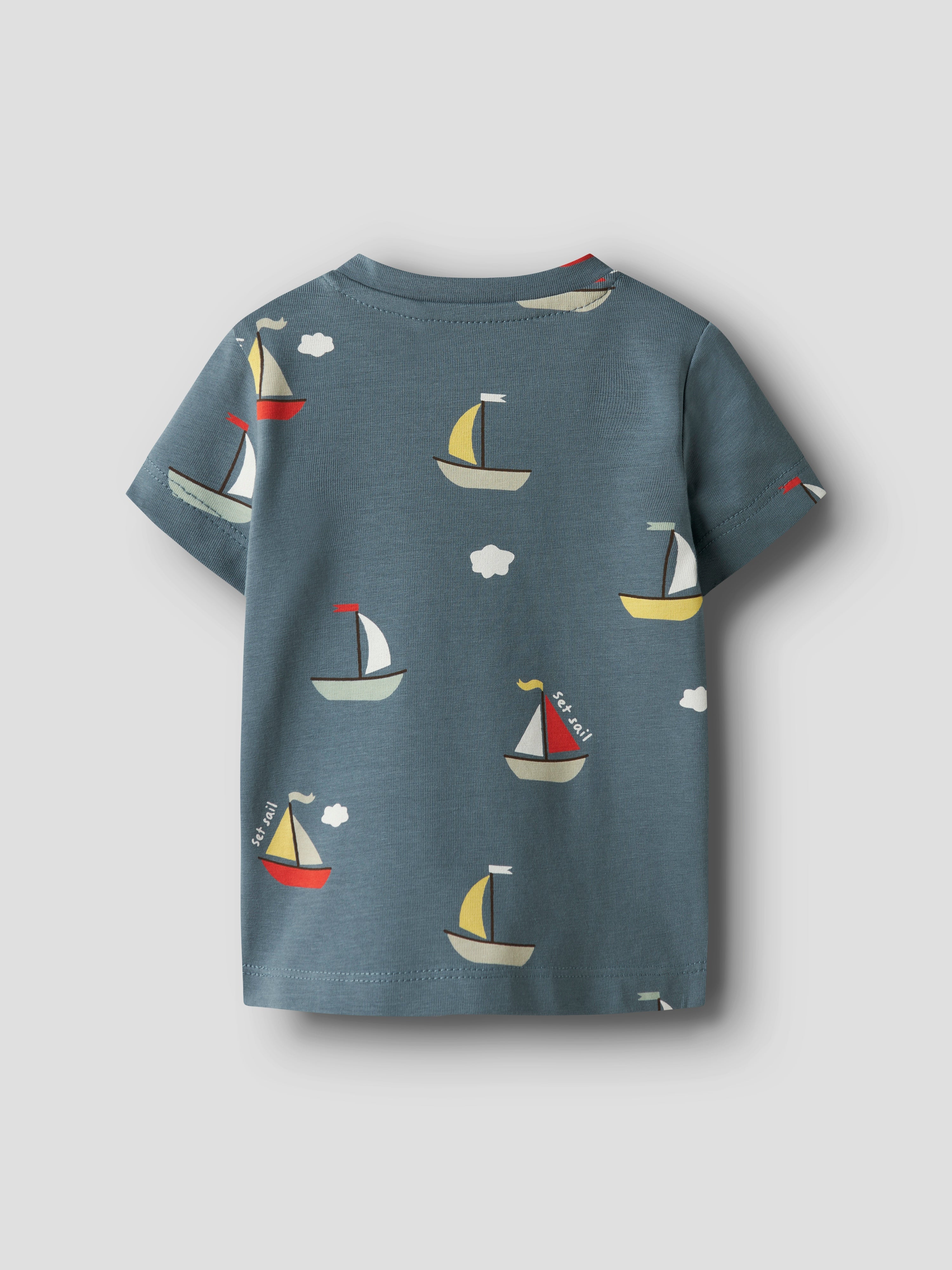 Camiseta Azul Barco Bebé