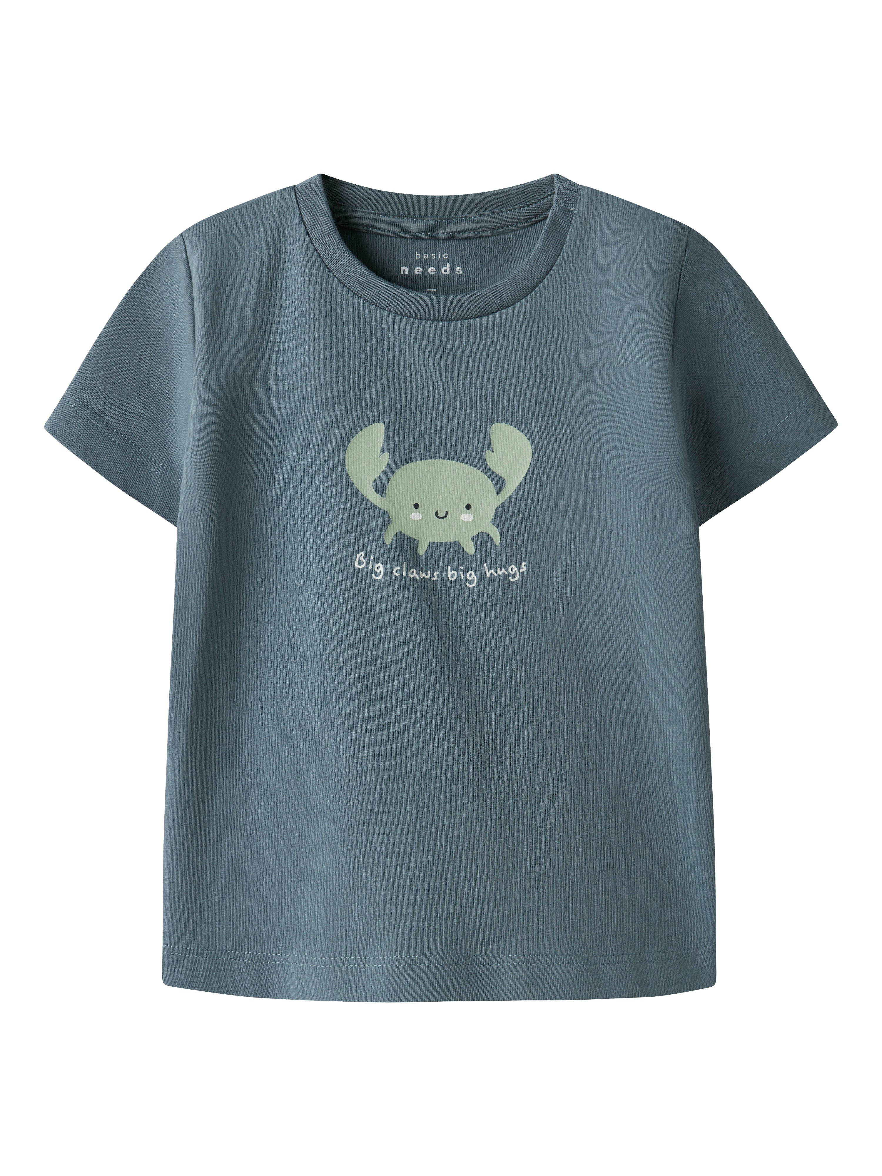 Camiseta Azul Cangrejo Bebé