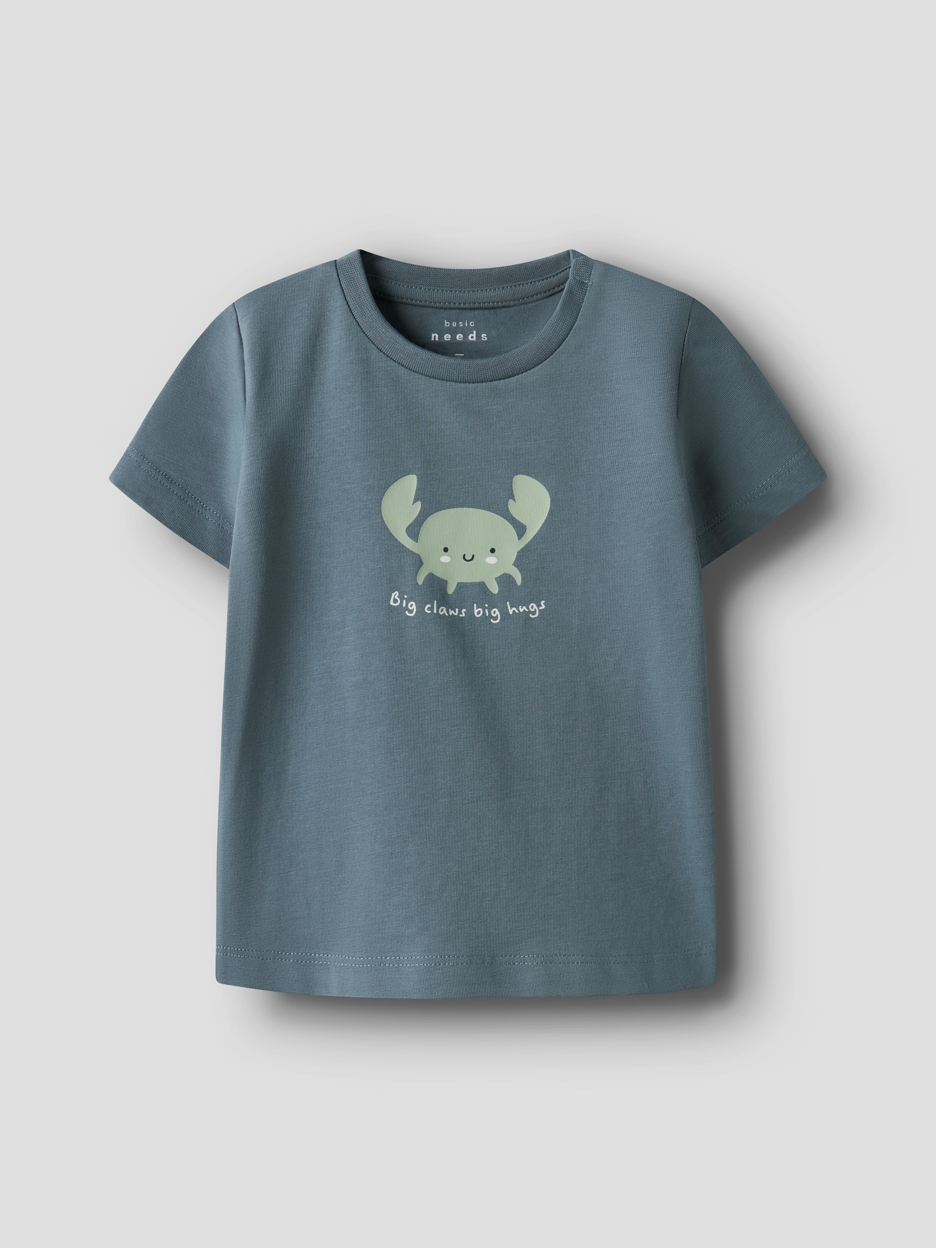 Camiseta Azul Cangrejo Bebé