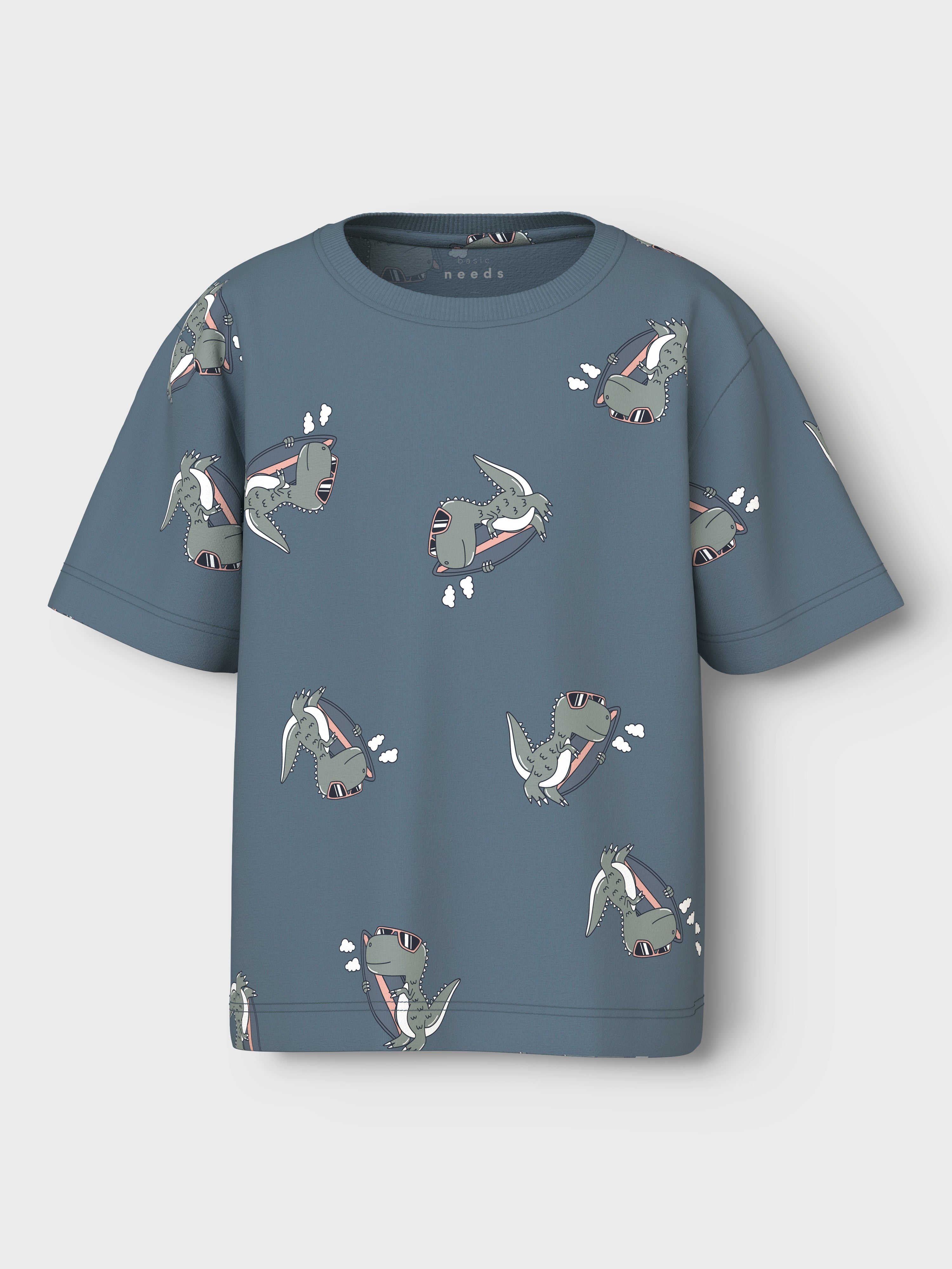 Camiseta Dino Surf Azul