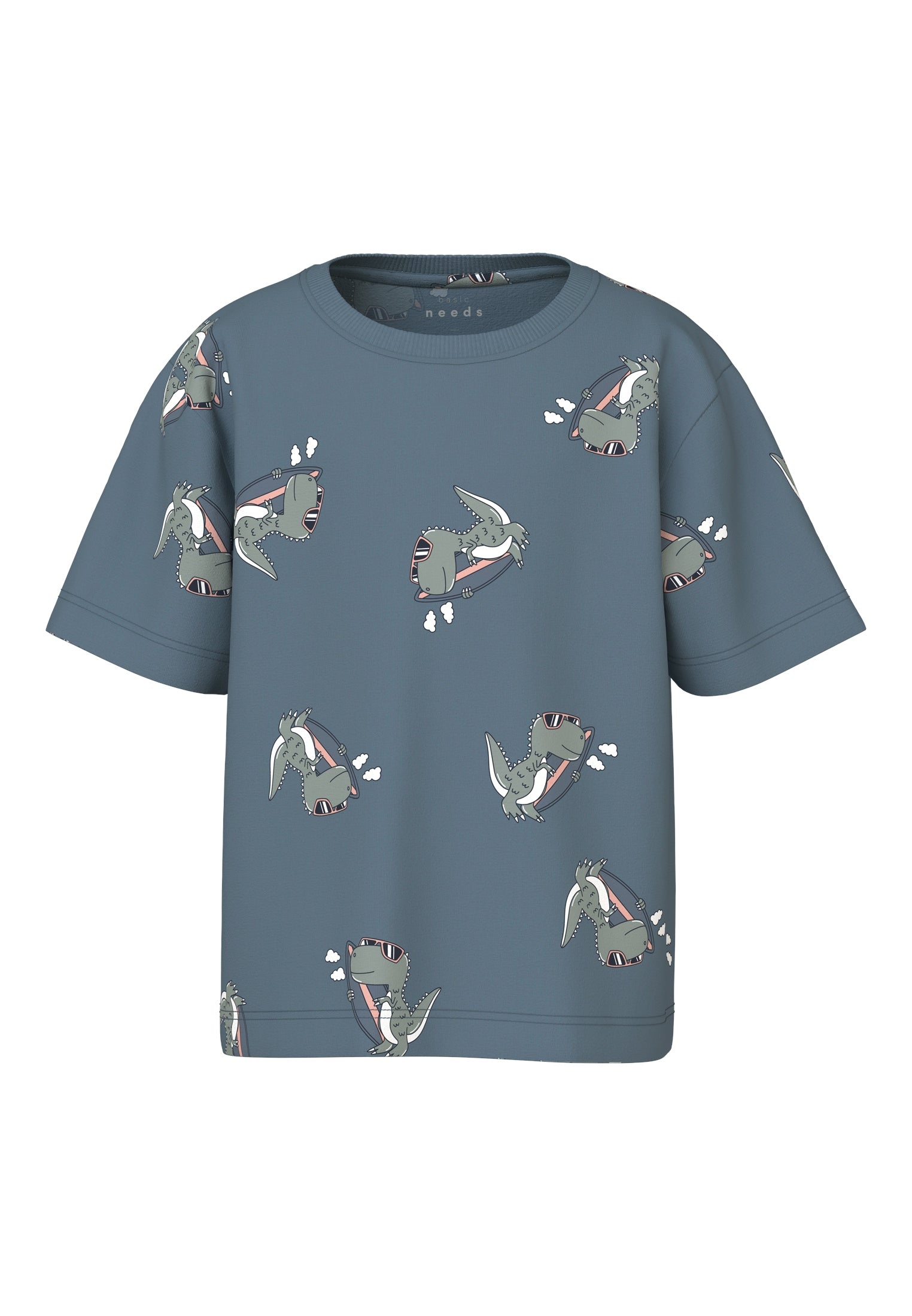 Camiseta Dino Surf Azul