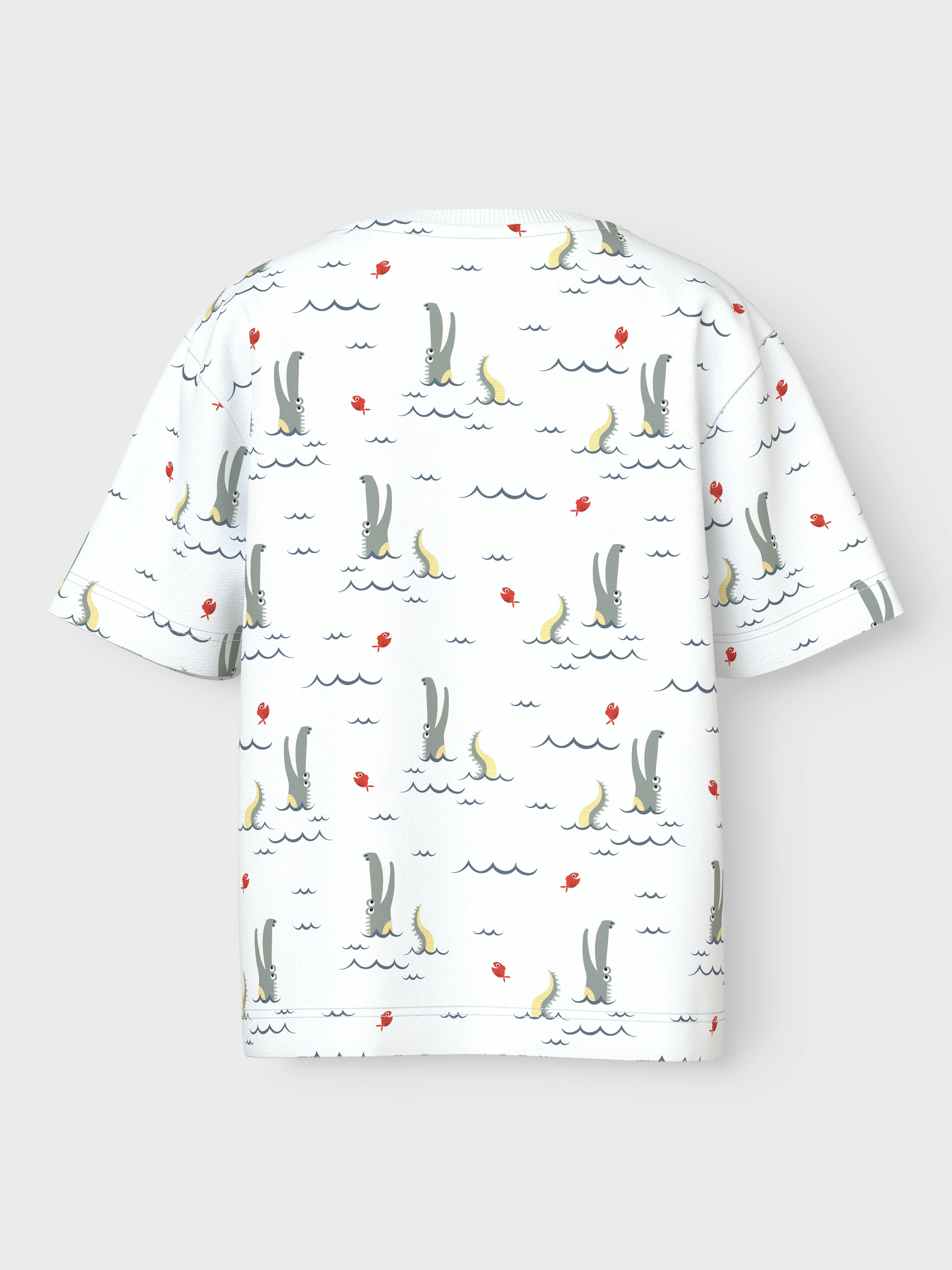 Camiseta Cocodrilo Blanca