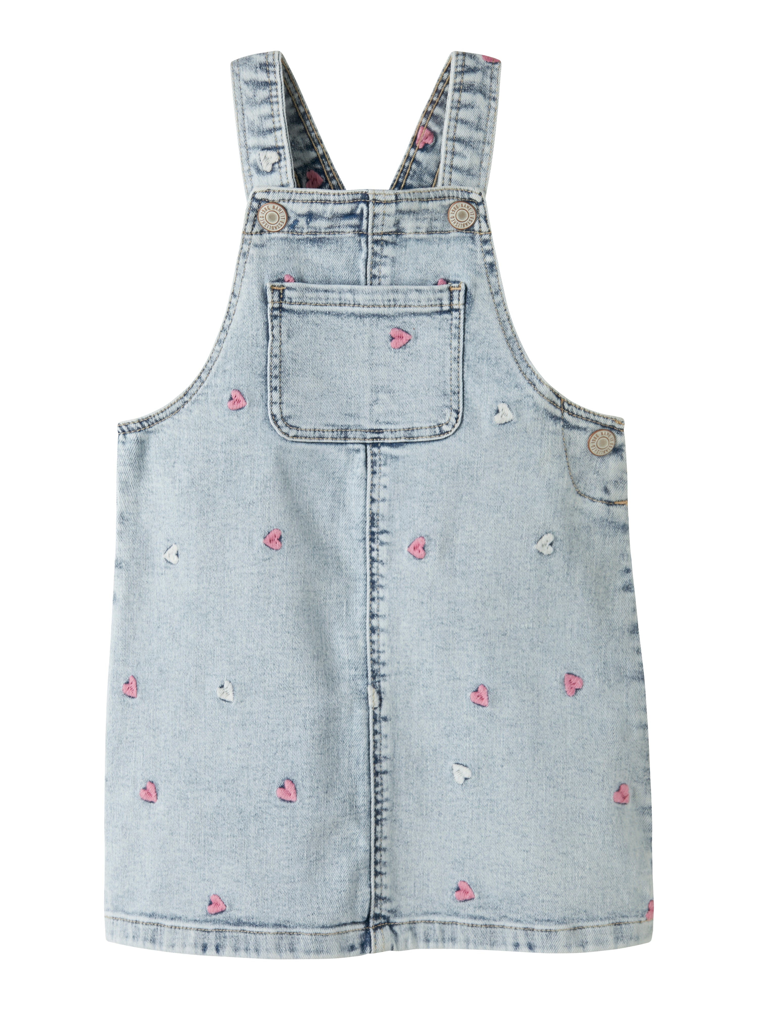 Vestido Denim Corazones Mini
