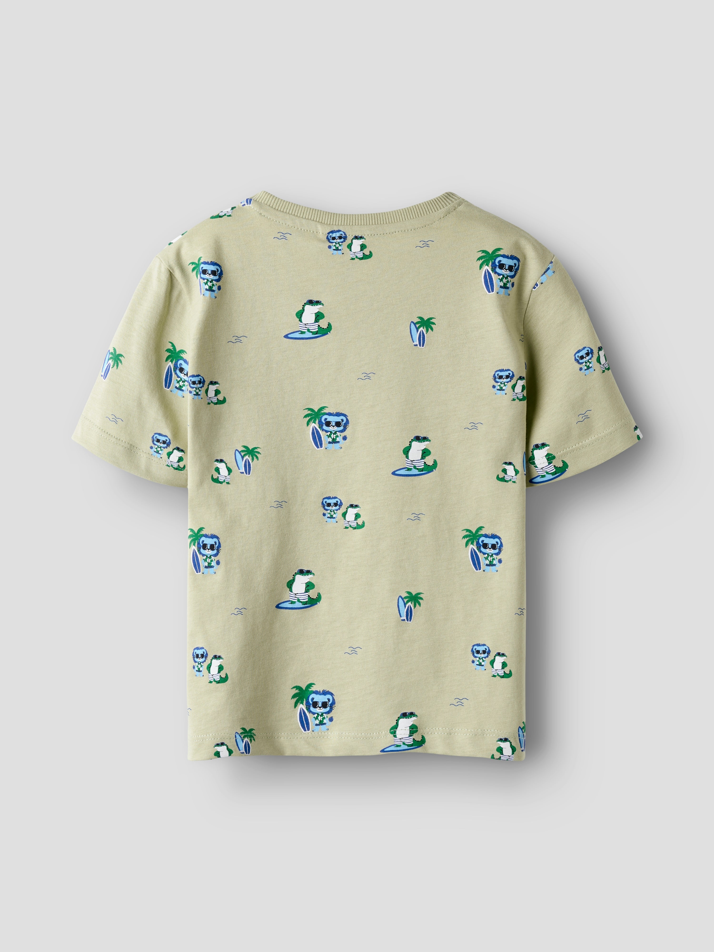 Camiseta Animalitos Surf Verde