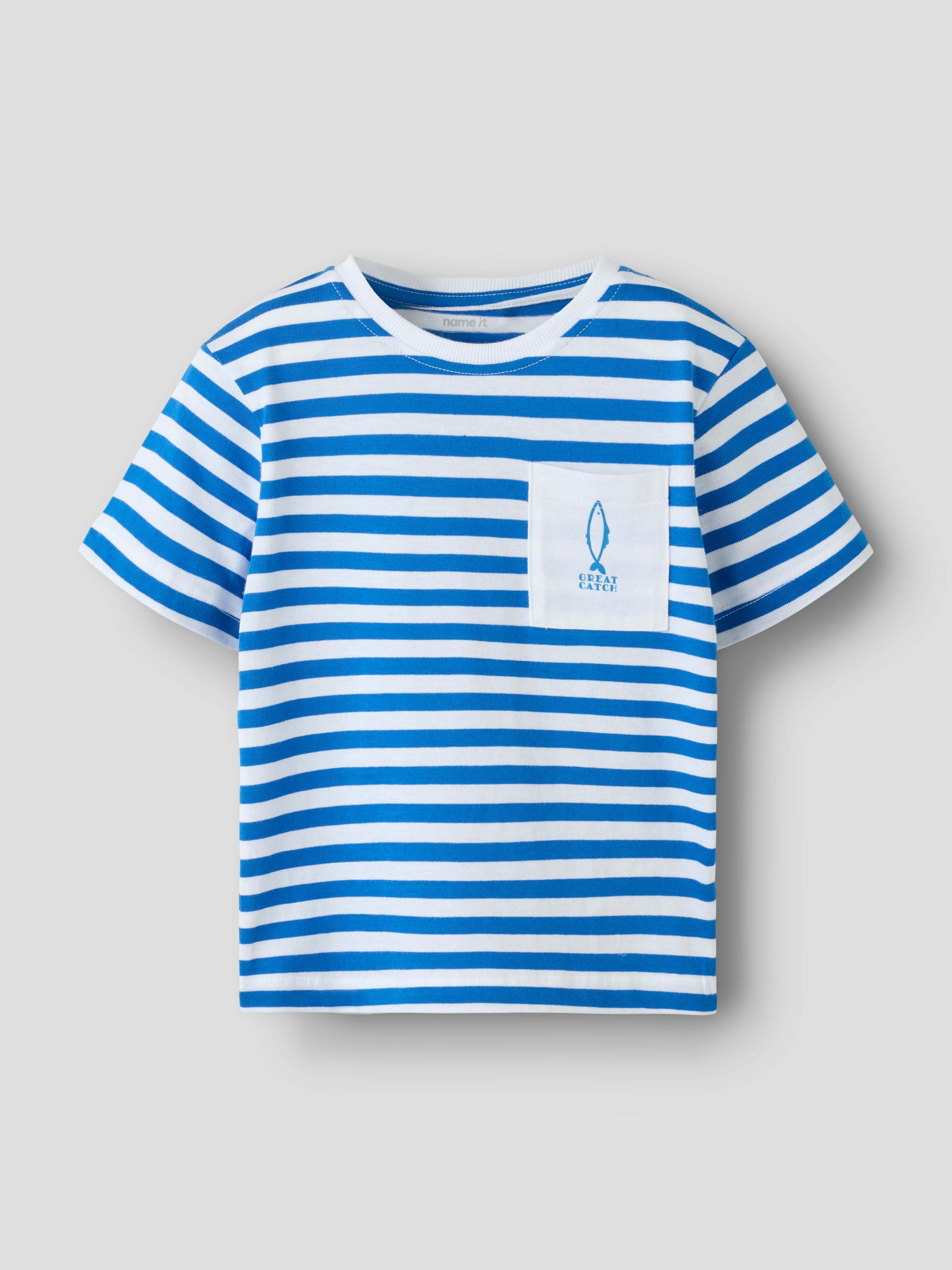 Camiseta Rayas Azul Mini