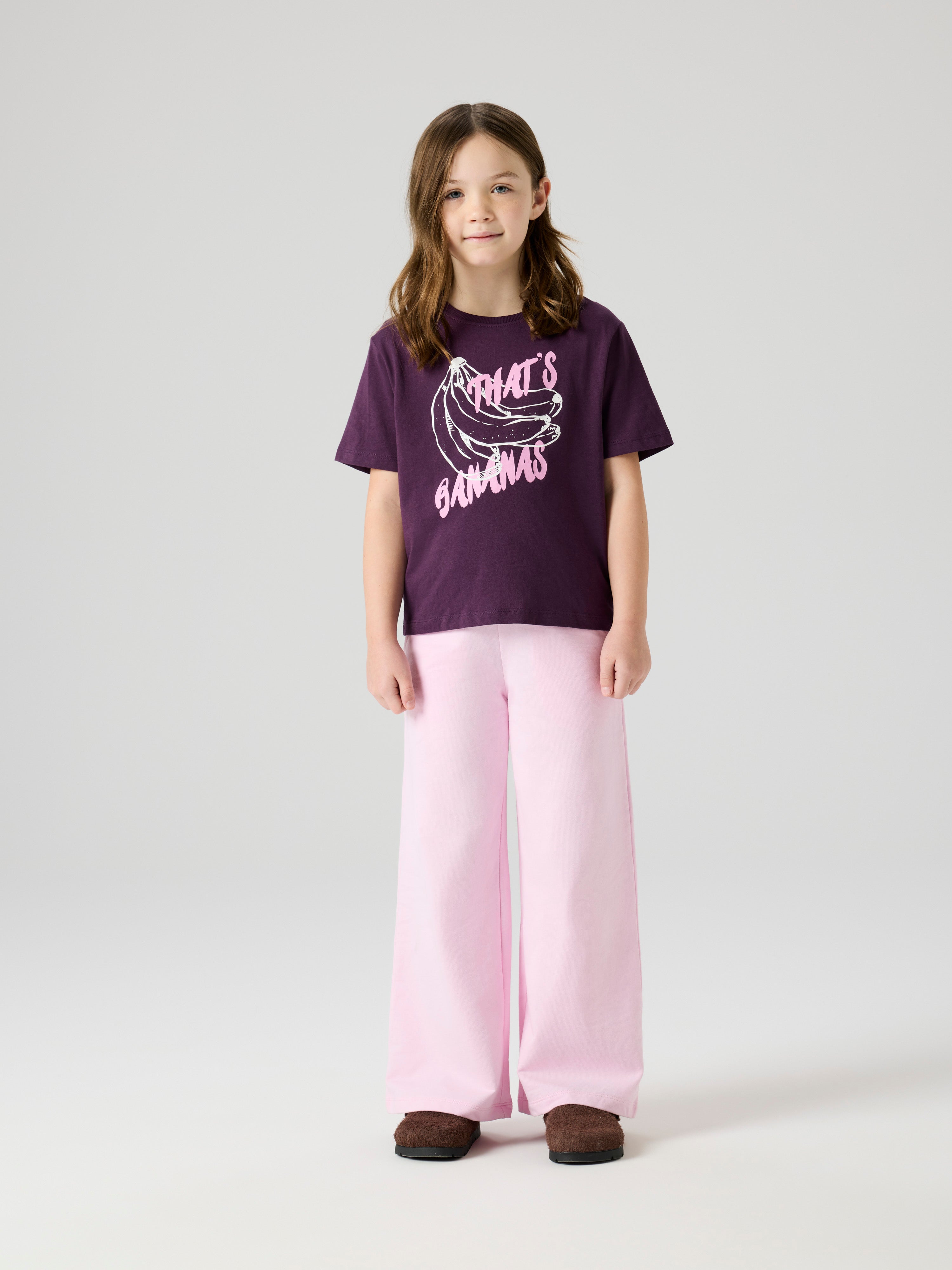 Camiseta Banana Morada Kid