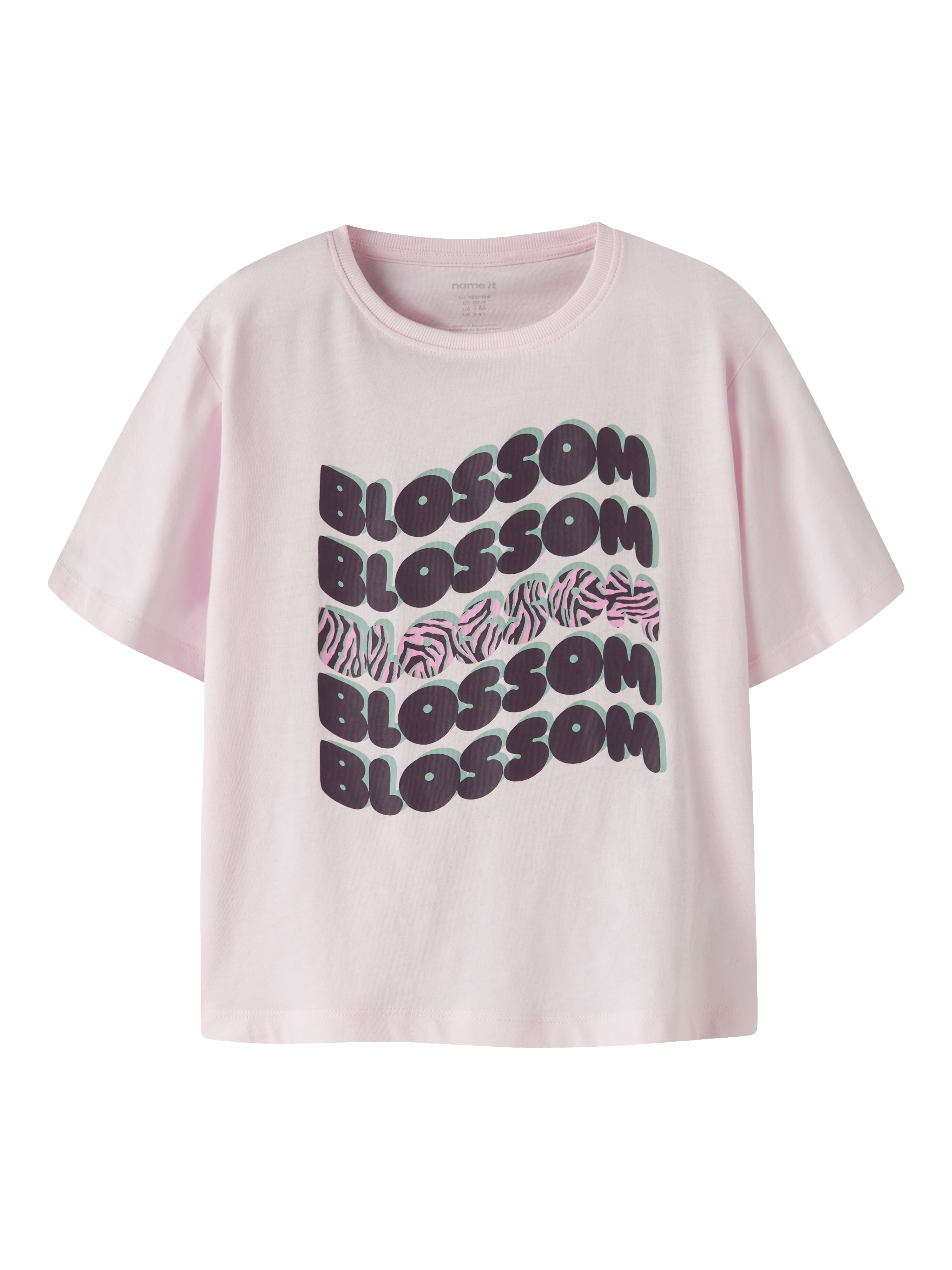 Camiseta Blossom Rosa Kid