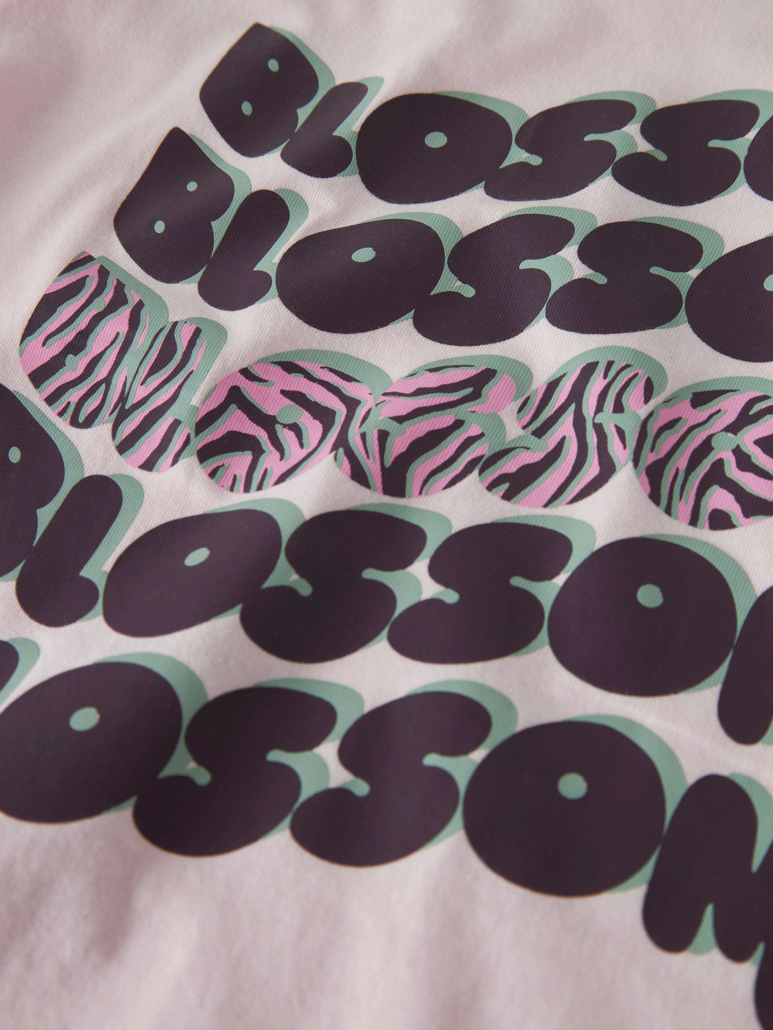 Camiseta Blossom Rosa Kid