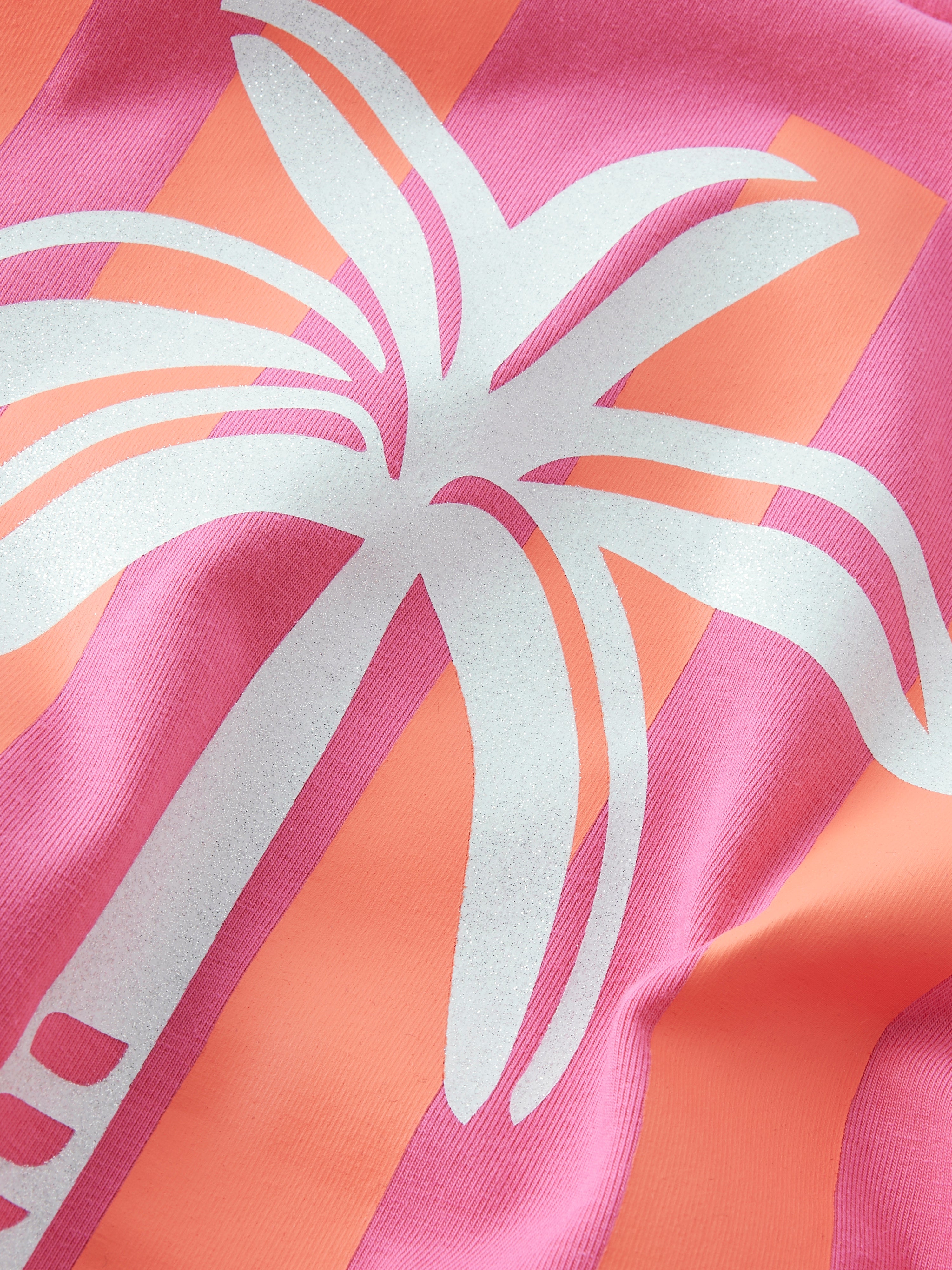 Camiseta Fucsia Palmera Kid
