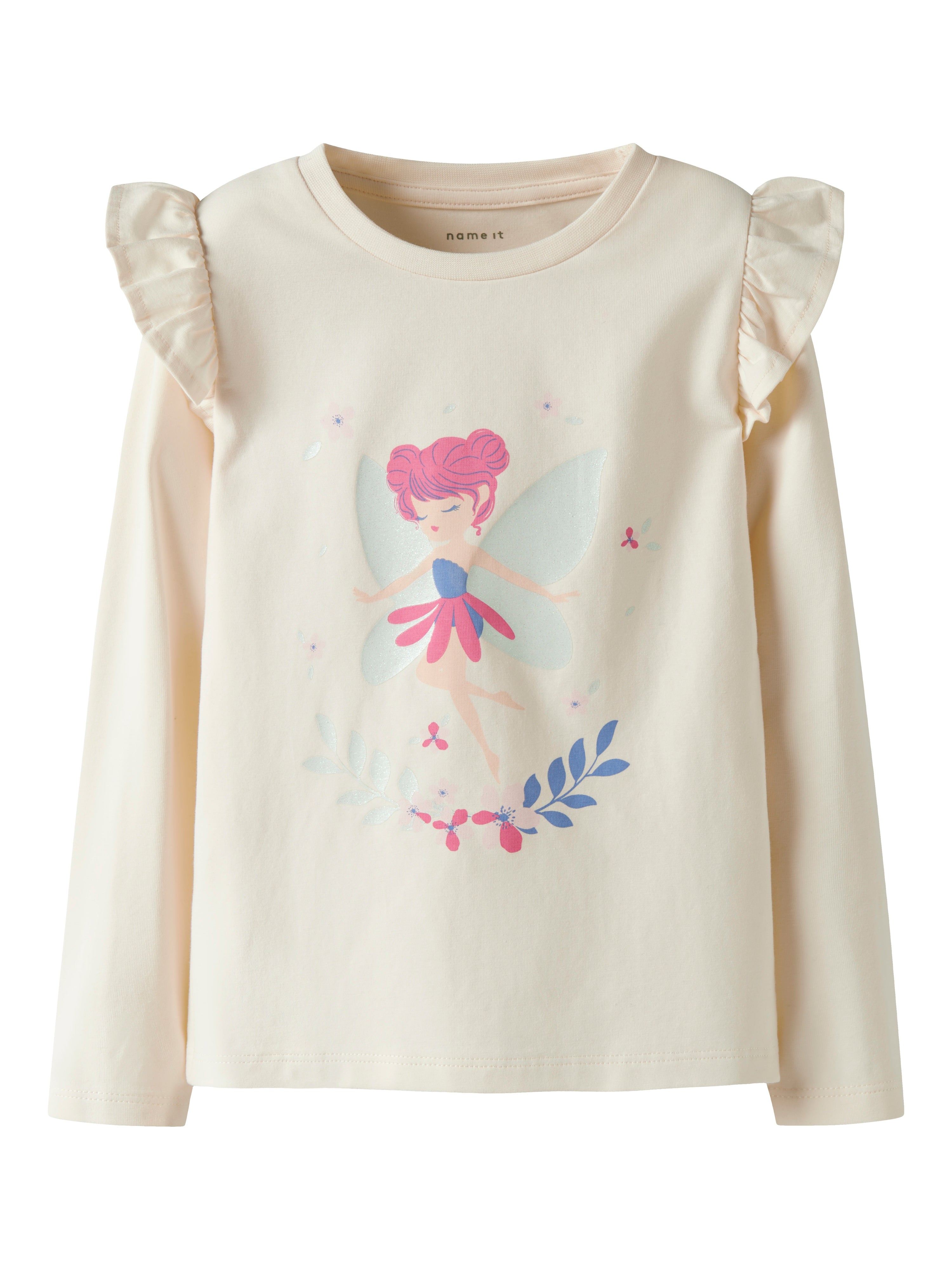Camiseta Volantes Mini Crudo