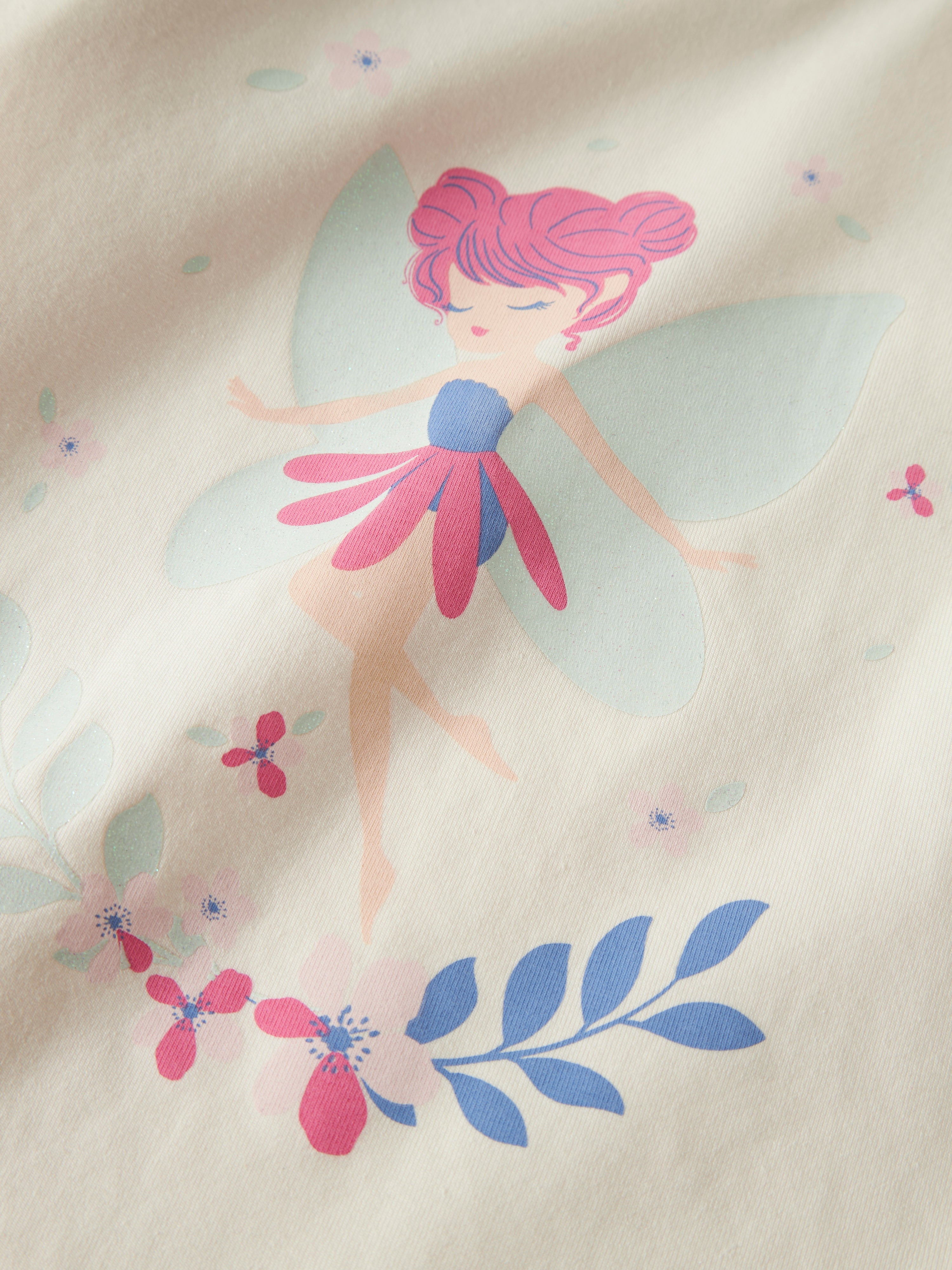 Camiseta Volantes Mini Crudo