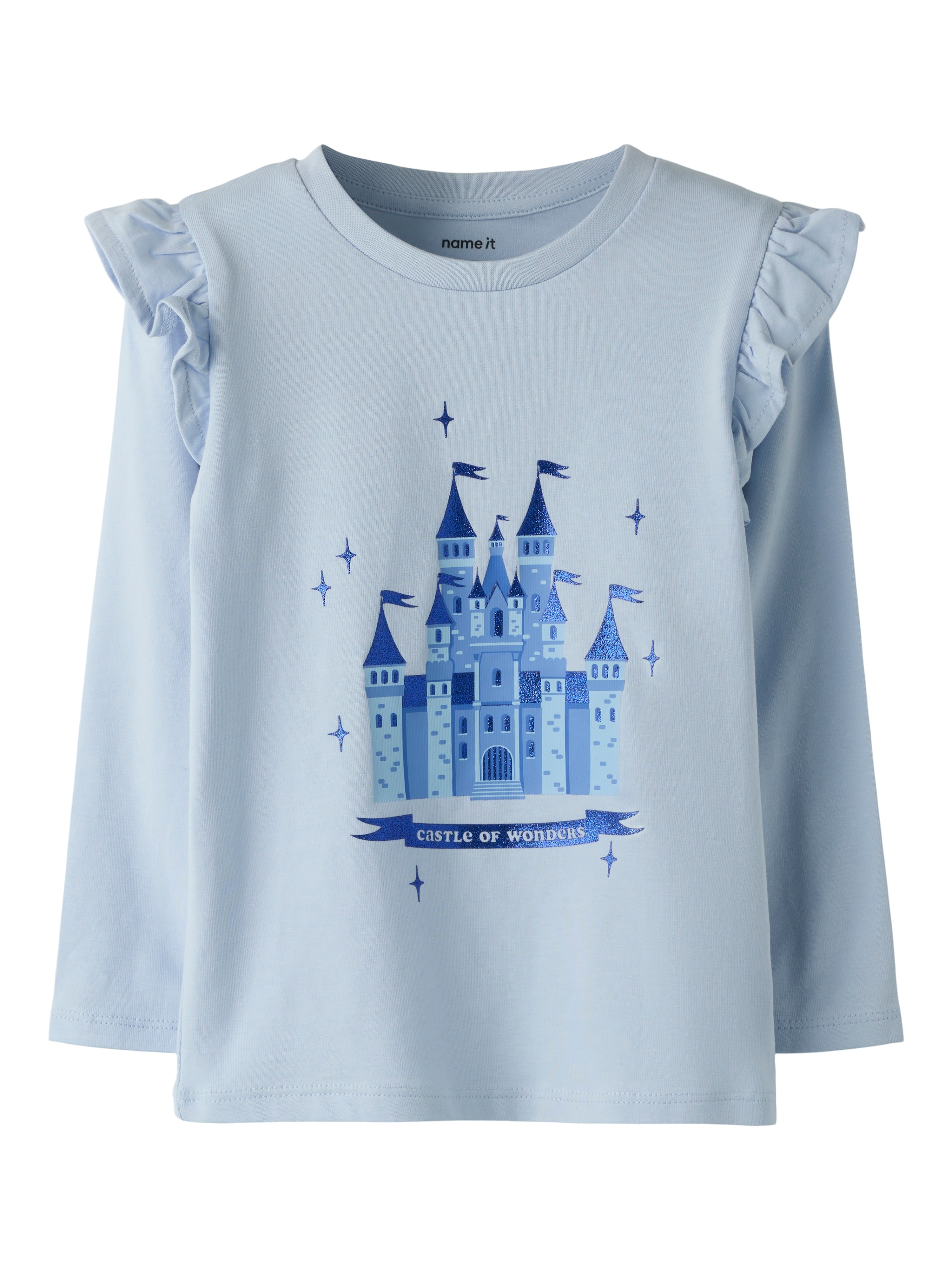 Camiseta Volantes Mini Azul