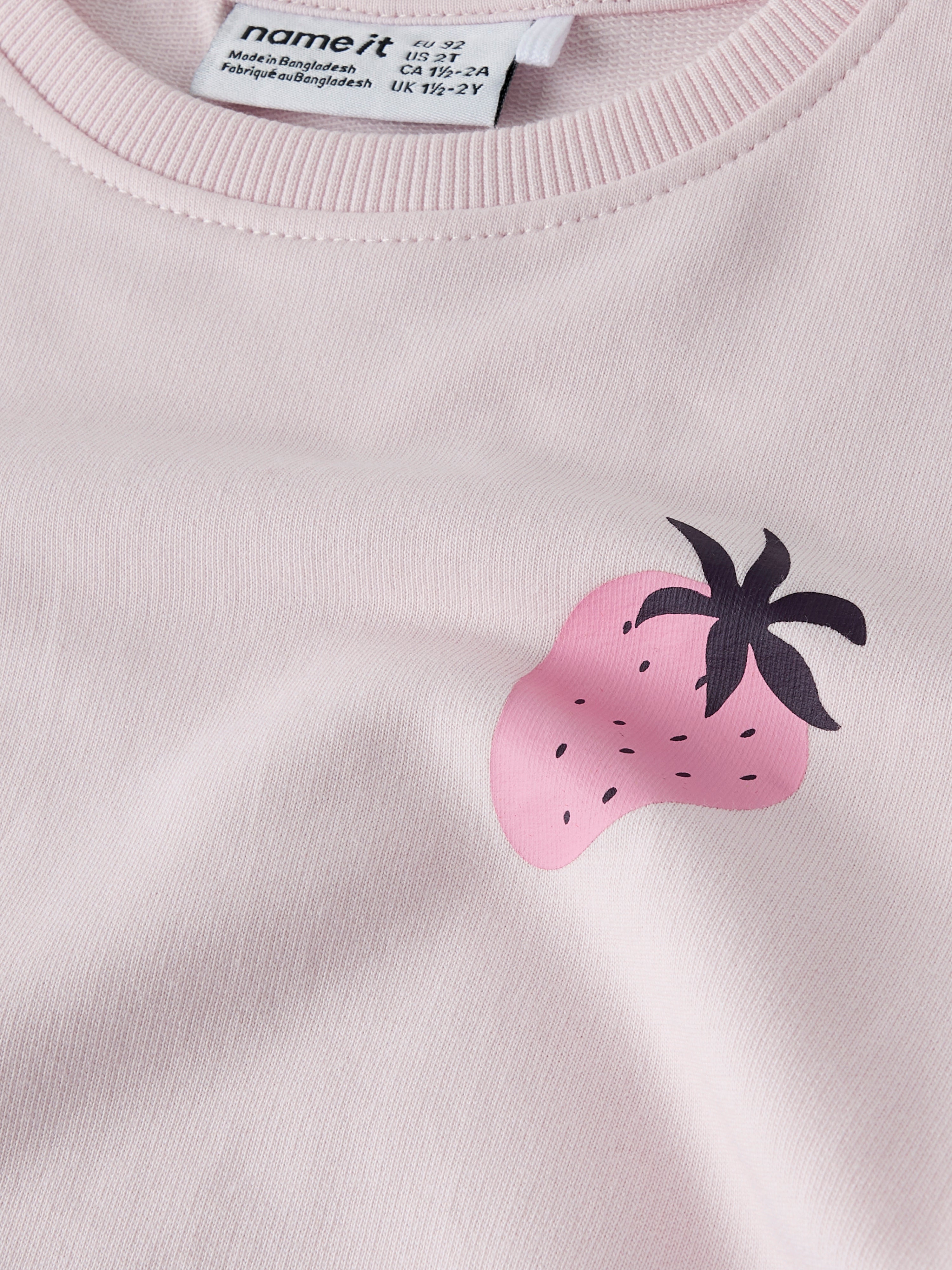 Sudadera Rosa Fresa Mini