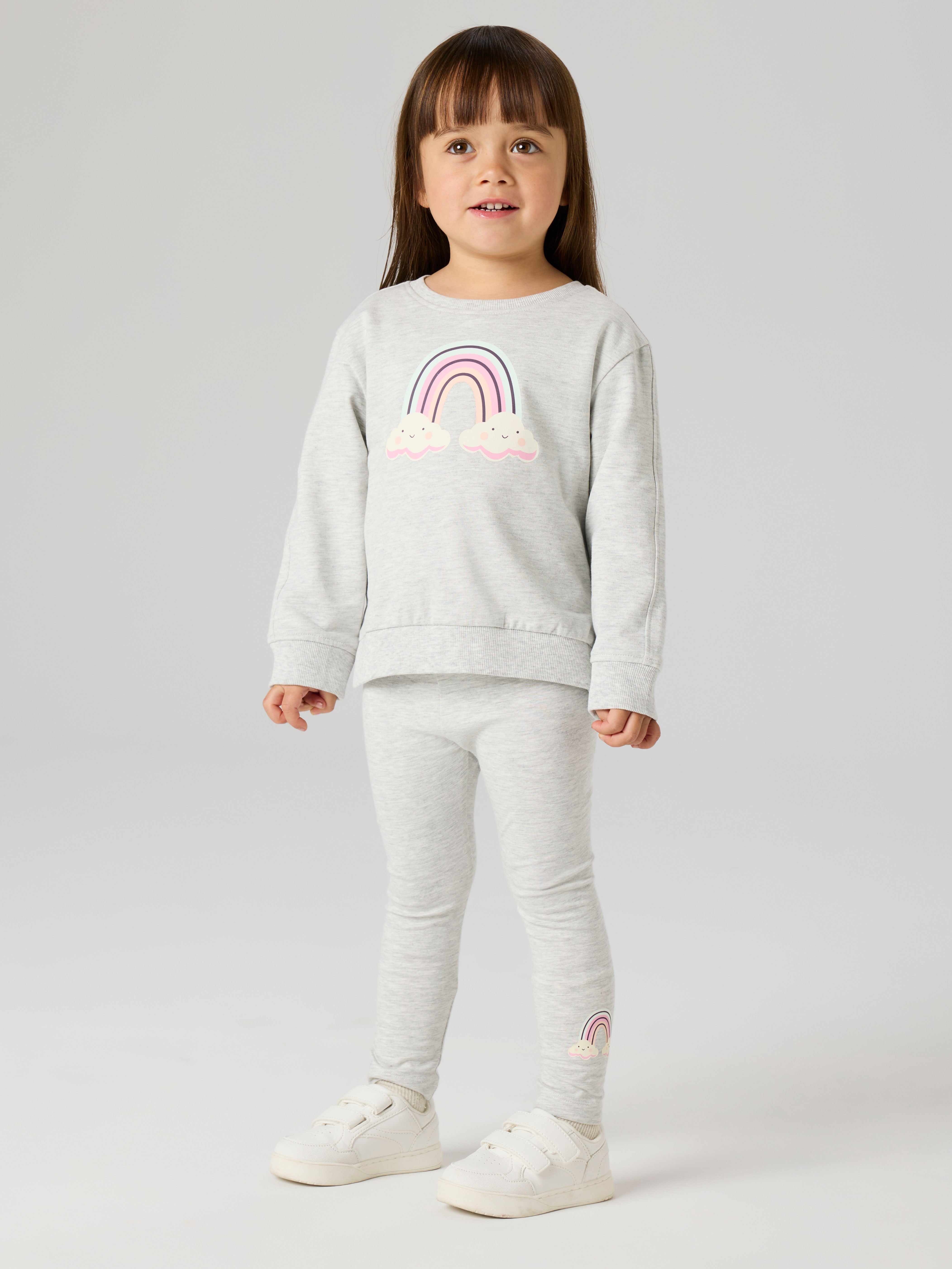 Legging Rainbow Gris Mini
