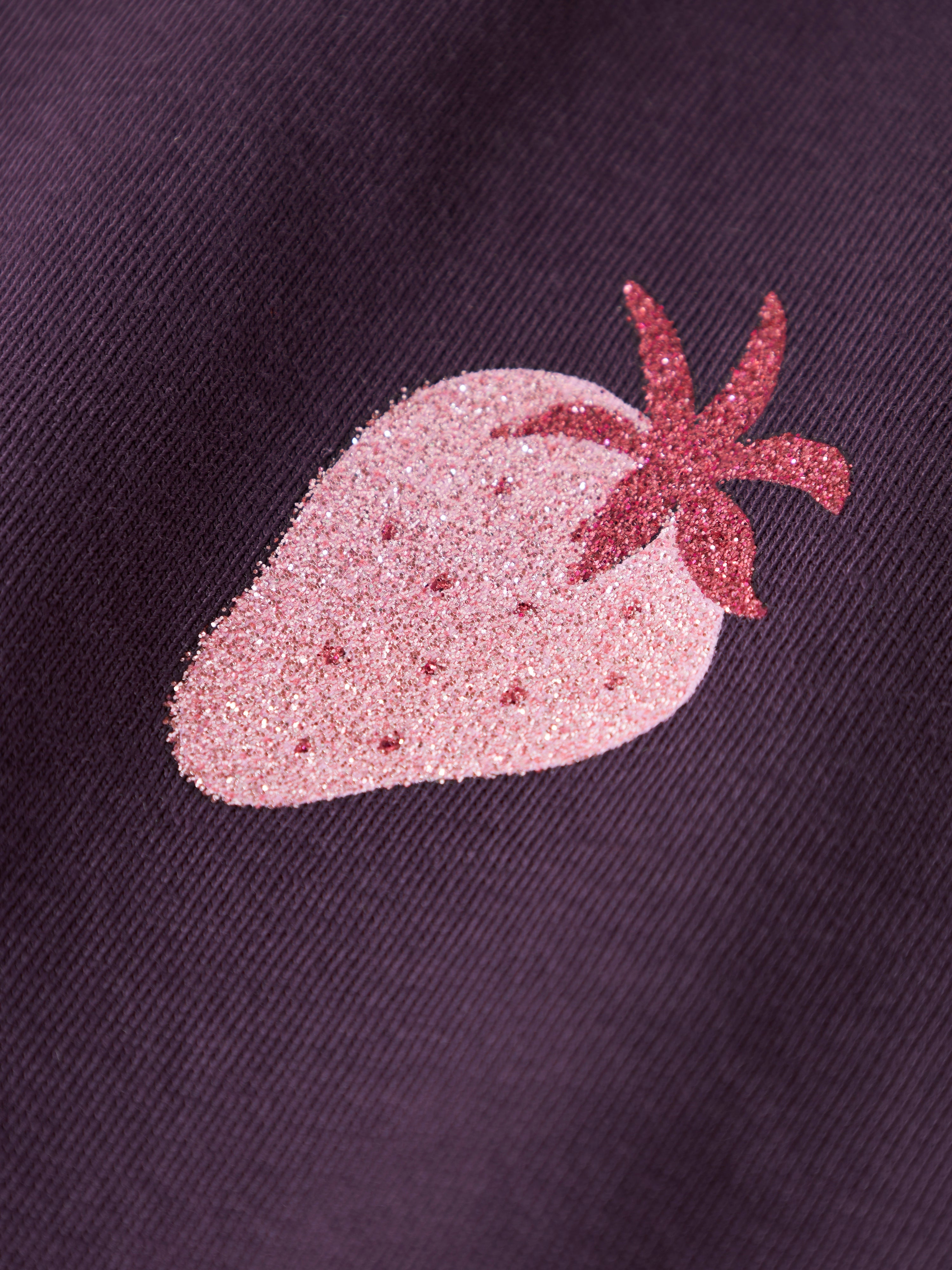 Camiseta Fresa Morada Mini