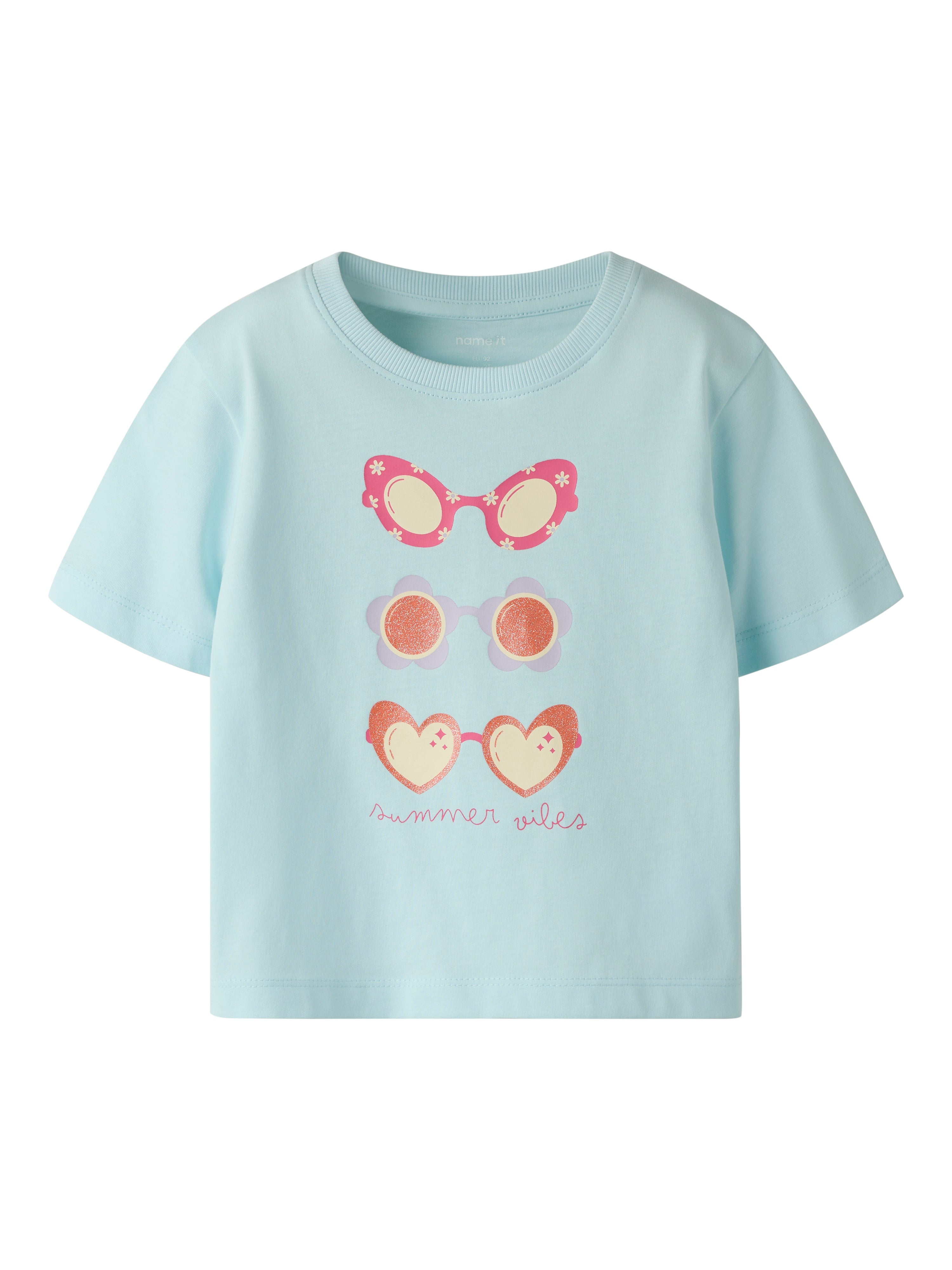 Camiseta Gafas Azul Mini