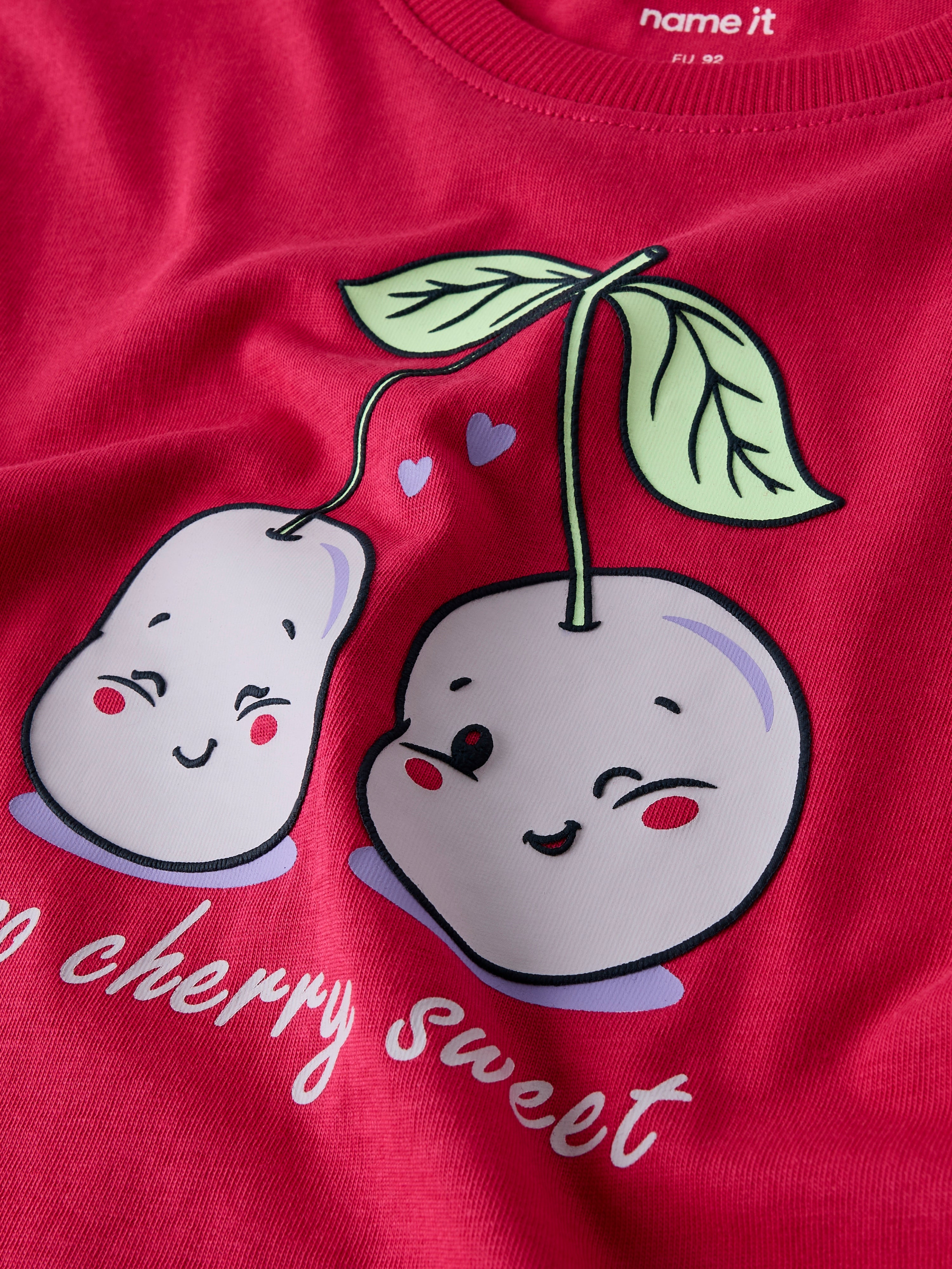 Camiseta Cherry Fucsia Mini