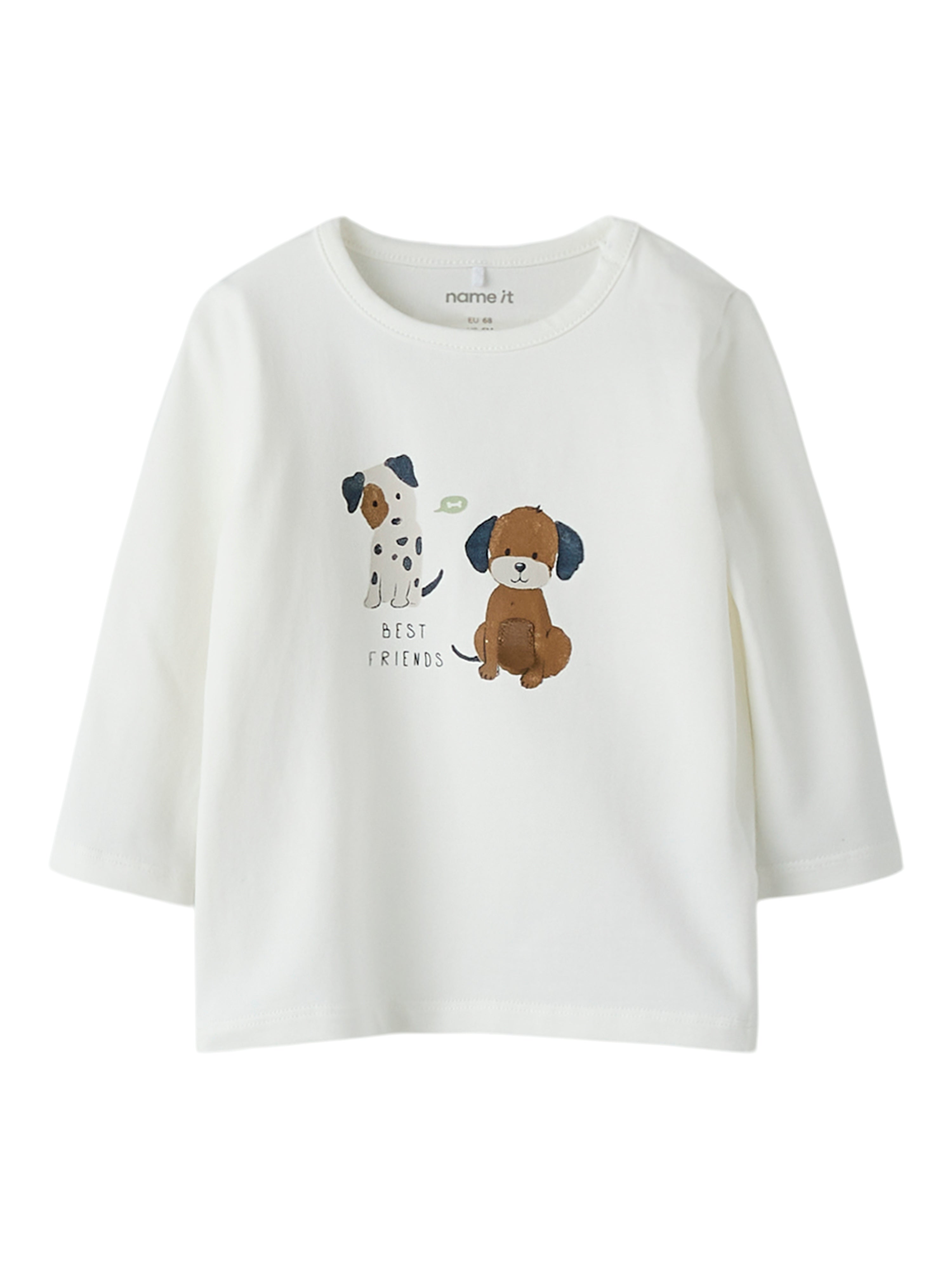 Camiseta Perritos Blanca Bebé